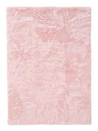 Waschbarer Hochflorteppich Nanuk Pink