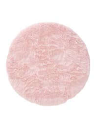 Waschbarer Hochflorteppich Nanuk Pink