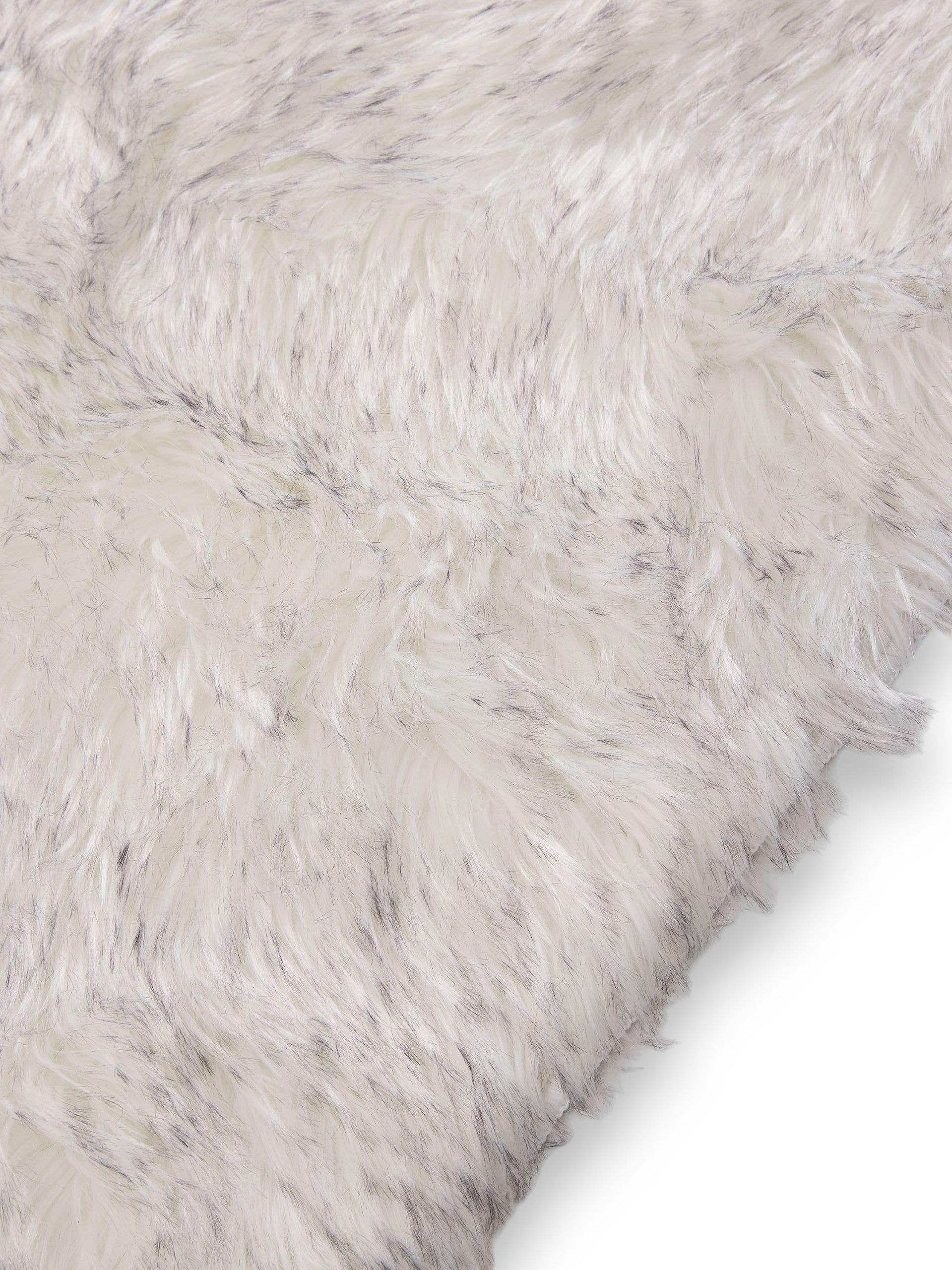 Tapijt van 70% Polyacryl, 30% Polyester in Zwart/Wit met een 51 - 60 mm hoge pool van benuta Pop