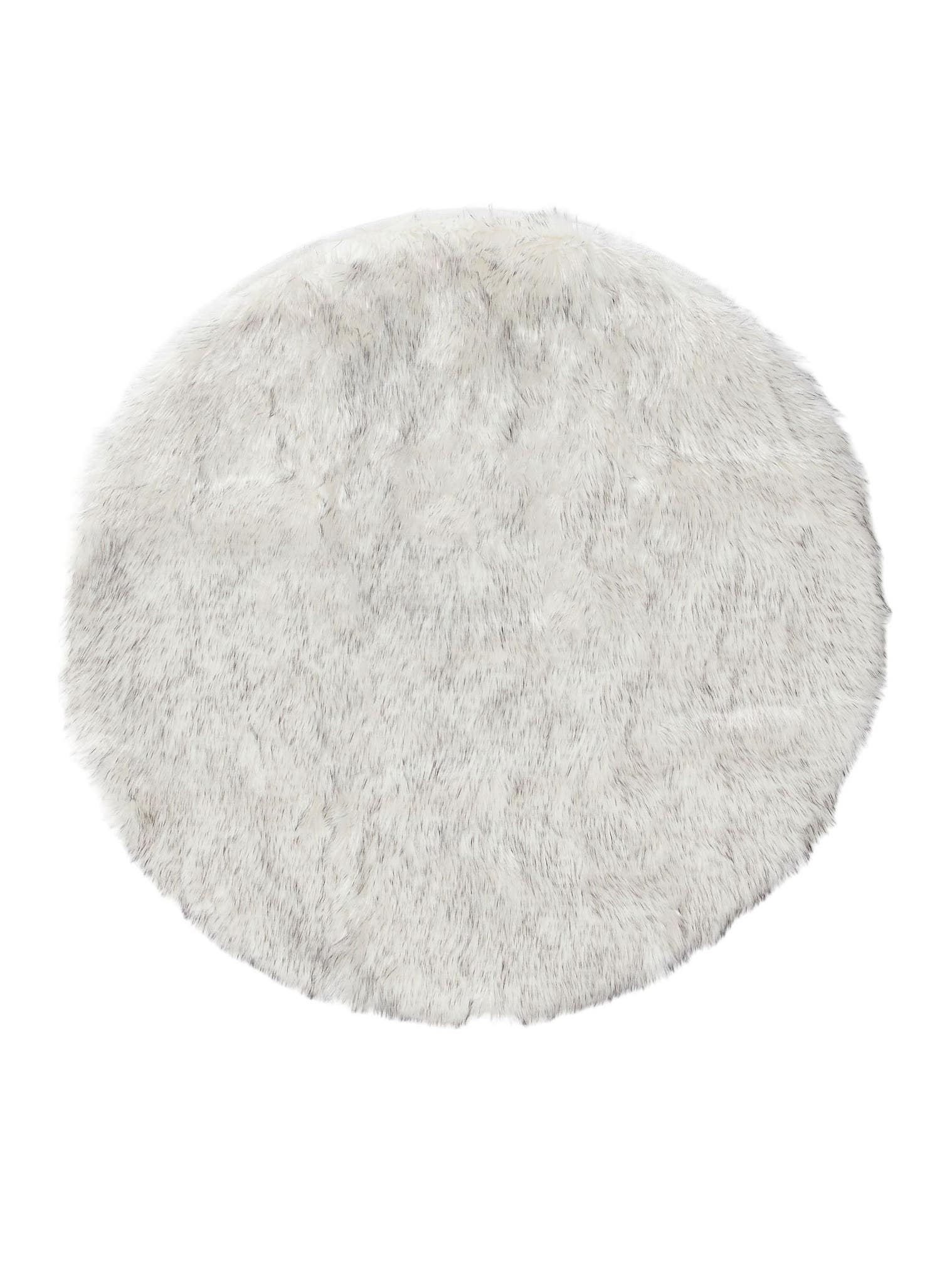 Tappeto di 70% Poliacrilico, 30% Poliestere in Bianco & Nero con pelo alto 51 - 60 mm da benuta Pop