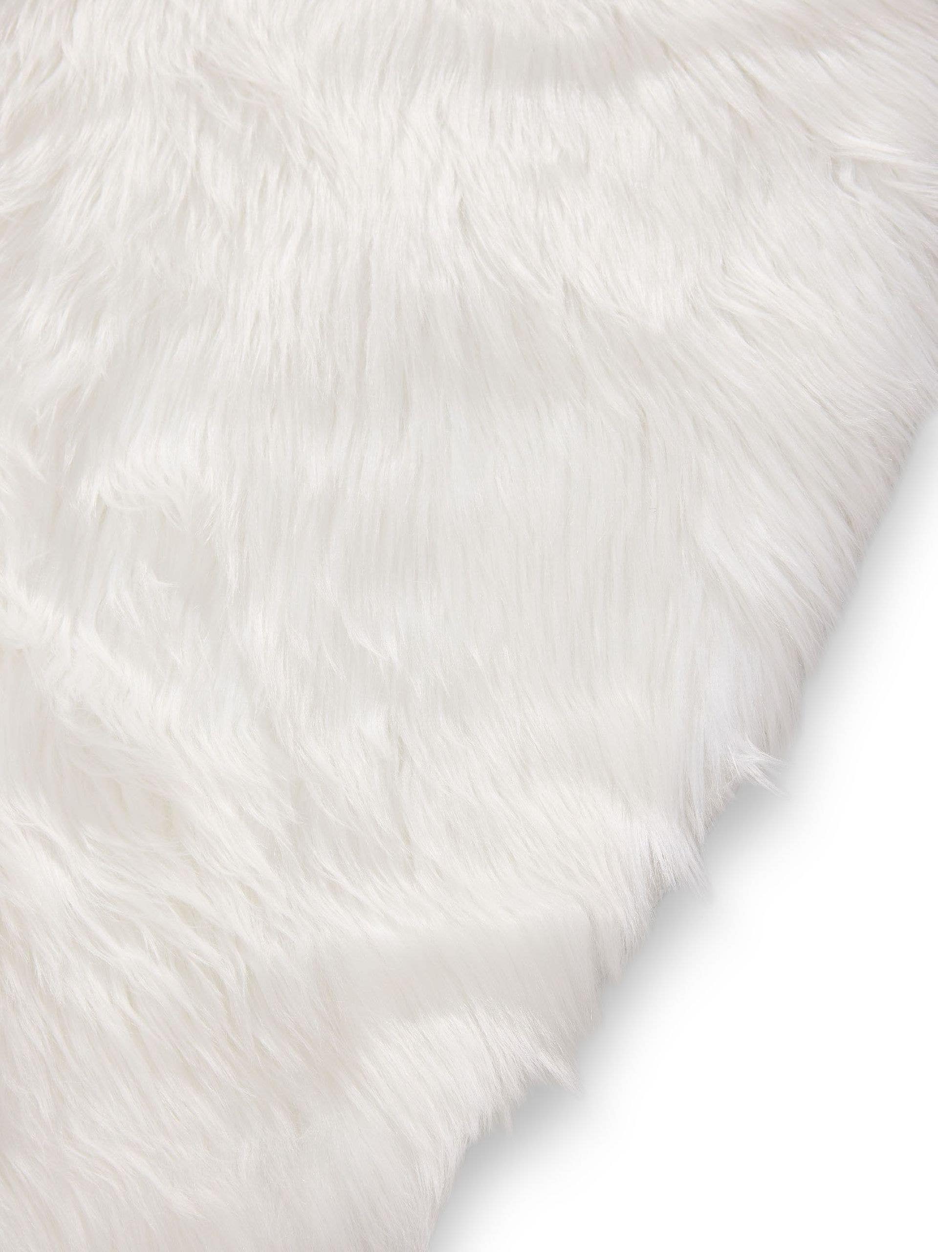 Alfombra de 70% Poliacrílico, 30% Poliéster en Blanco con un pelo de {{Placeholder_Pile Height}} de altura de benuta Pop