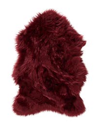 Waschbarer Hochflorteppich Nanuk Bordeaux