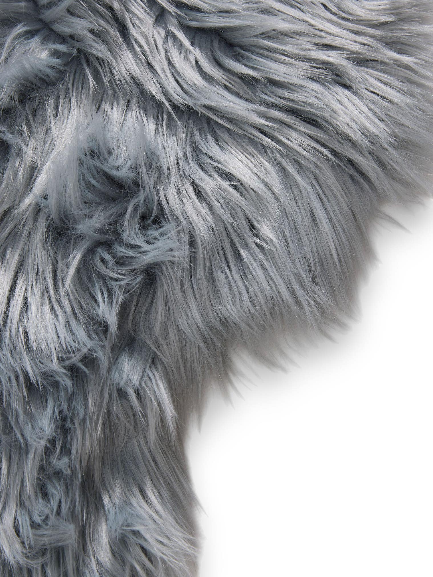Tappeto di 70% Poliacrilico, 30% Poliestere in Azzurro con pelo alto 51 - 60 mm da benuta Pop
