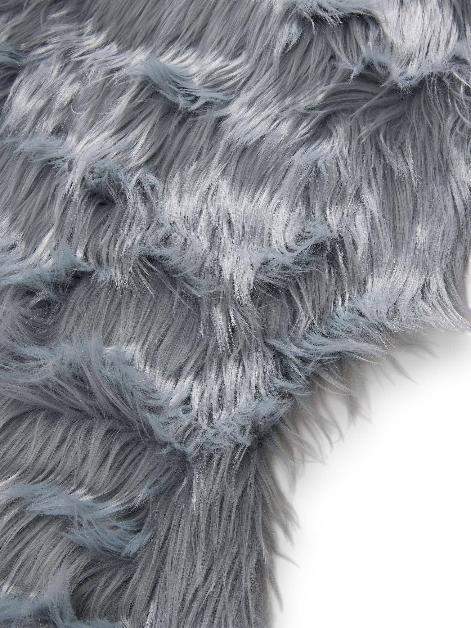 Tappeto di 70% Poliacrilico, 30% Poliestere in Azzurro con pelo alto 51 - 60 mm da benuta Pop