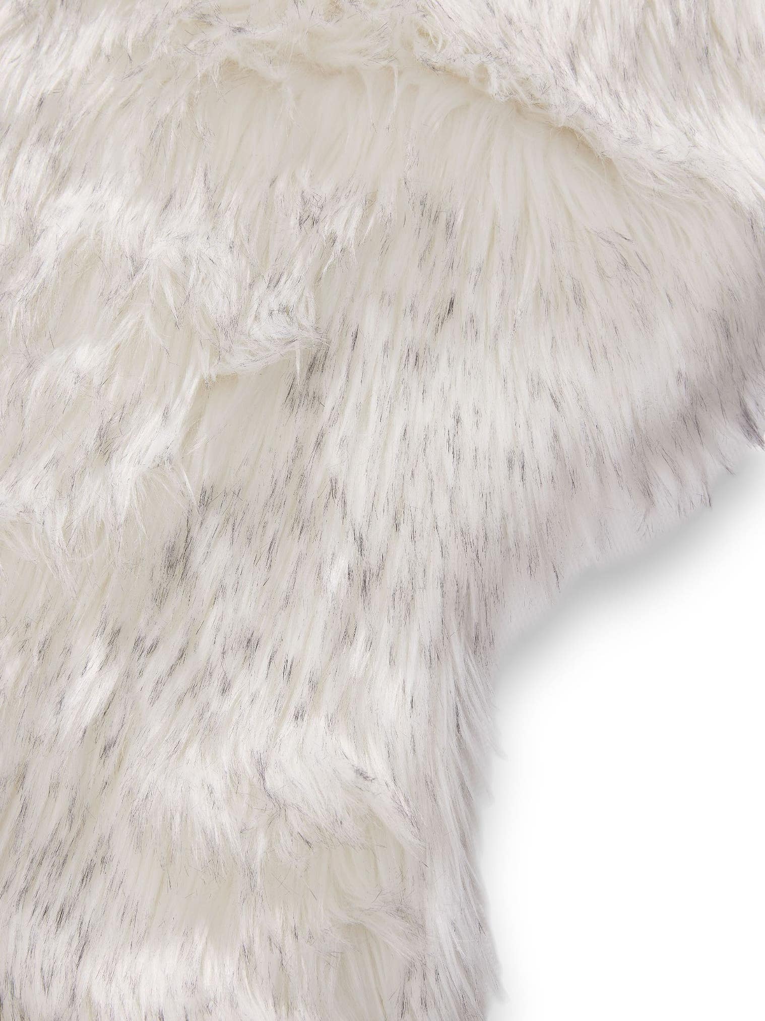 Tappeto di 70% Poliacrilico, 30% Poliestere in Bianco & Nero con pelo alto 51 - 60 mm da benuta Pop