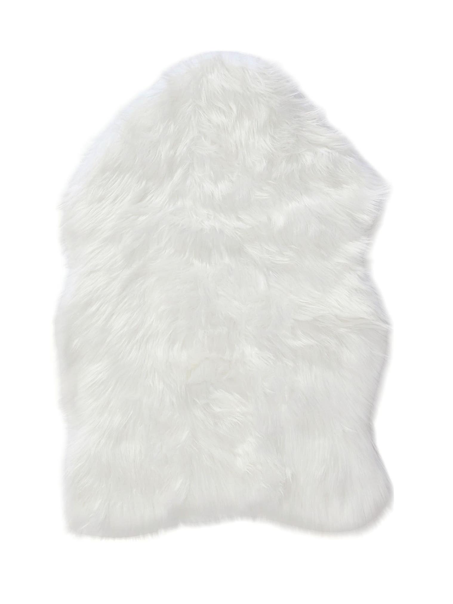 Teppich aus 70% Polyacryl, 30% Polyester in Weiß mit 51 bis 60 mm hohem Flor von benuta Pop