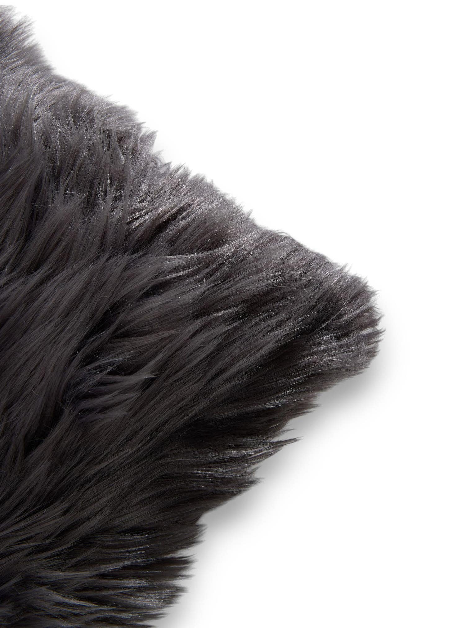 Kudde Nanuk Antracitgrå im Design Uni aus 70% polyakryl, 30% polyester von benuta Pop