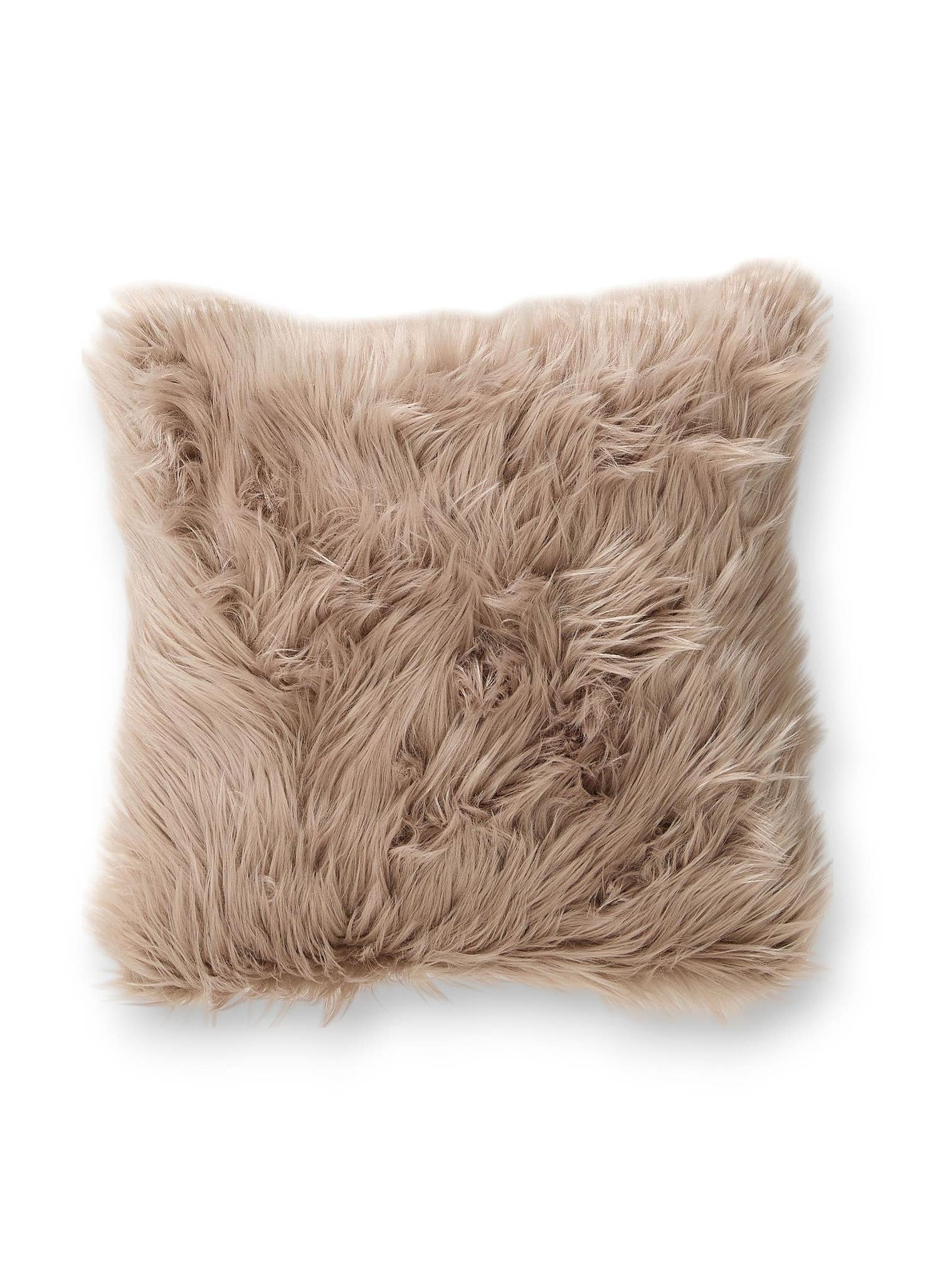 Kudde Nanuk Beige med Uni-design i 70% polyakryl, 30% polyester från benuta Pop