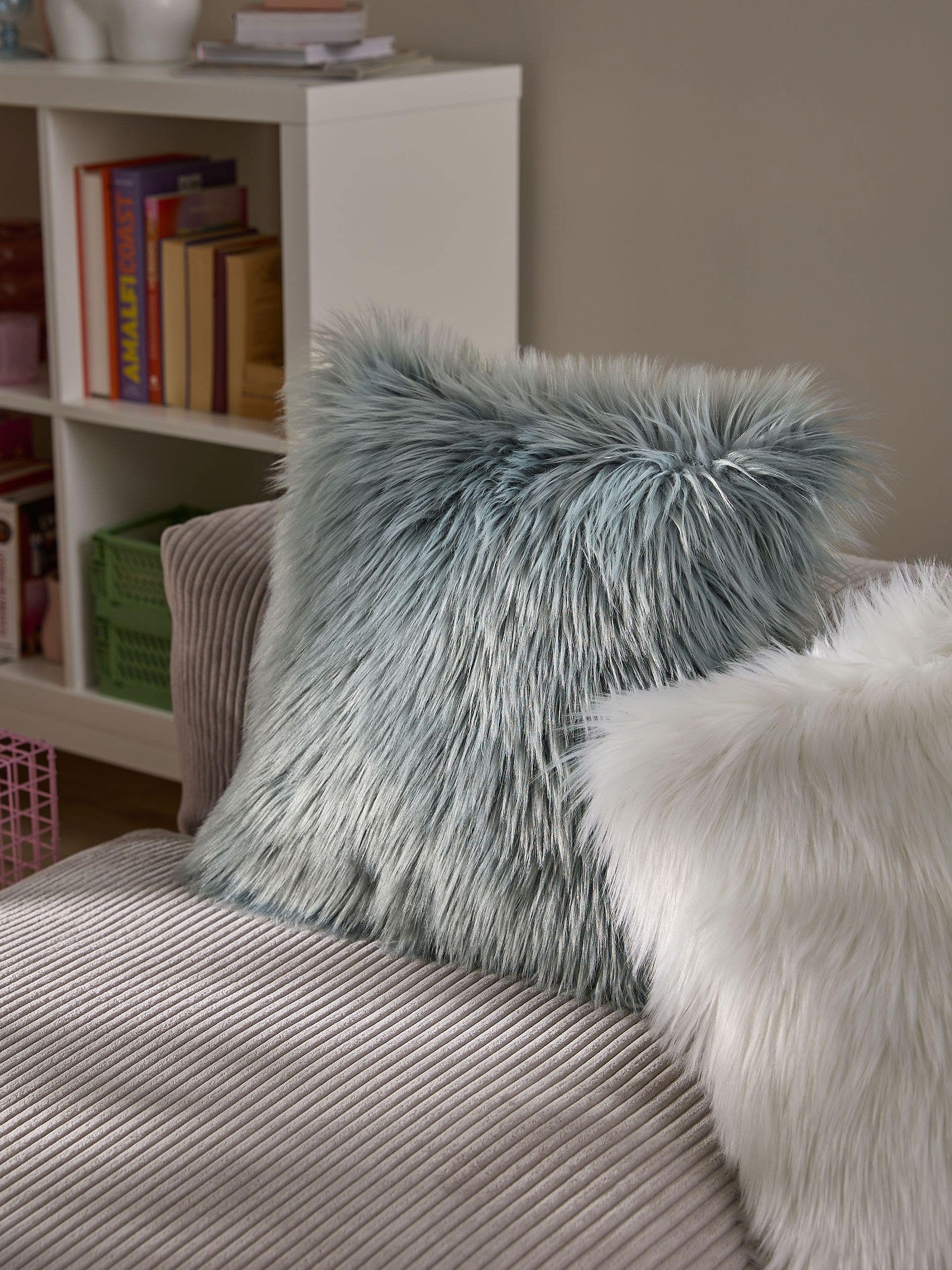 Polštář Nanuk Modrá com design Uni em 70 % polyakryl, 30 % polyester da benuta Pop
