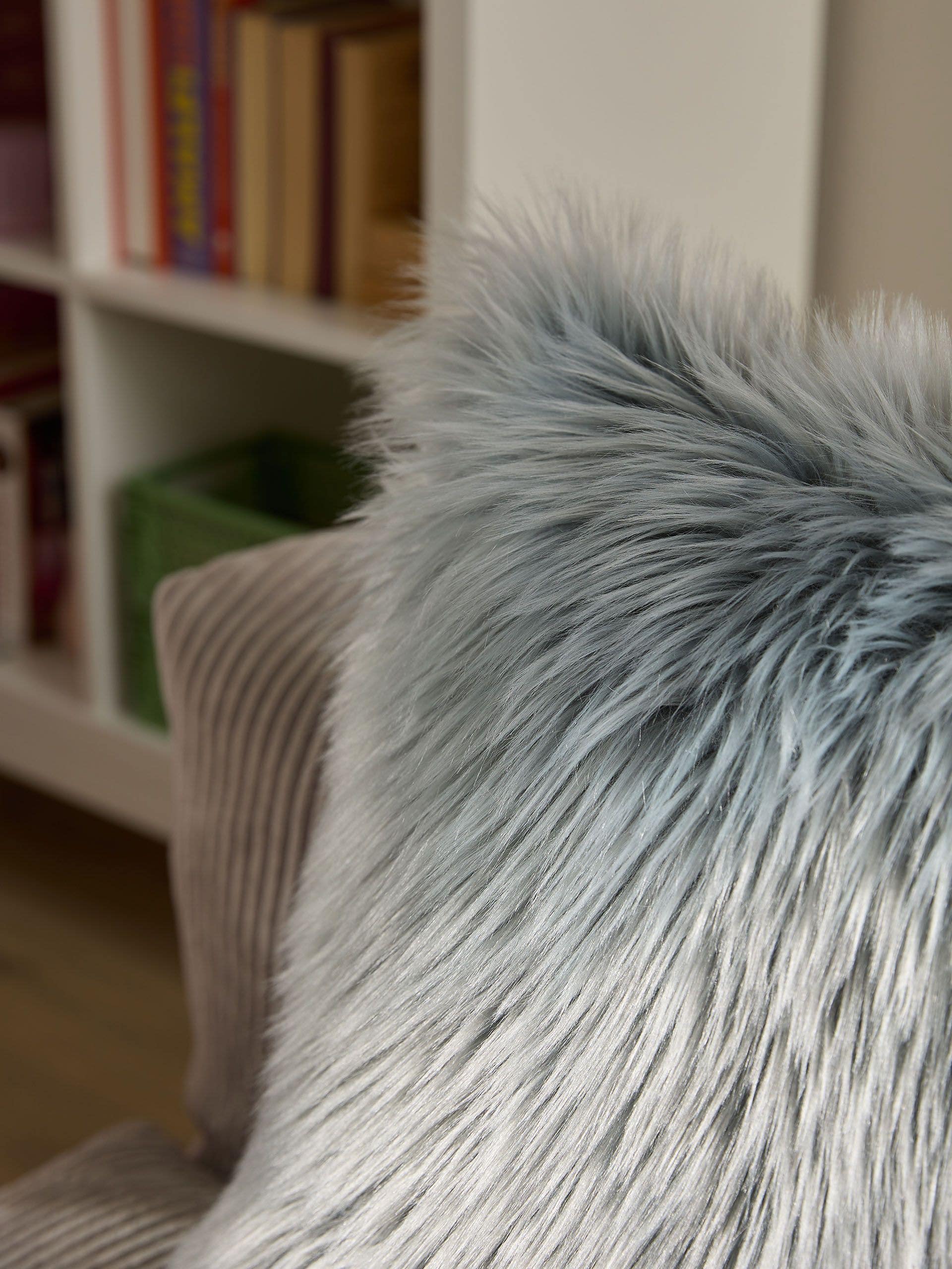 Polštář Nanuk Modrá com design Uni em 70 % polyakryl, 30 % polyester da benuta Pop