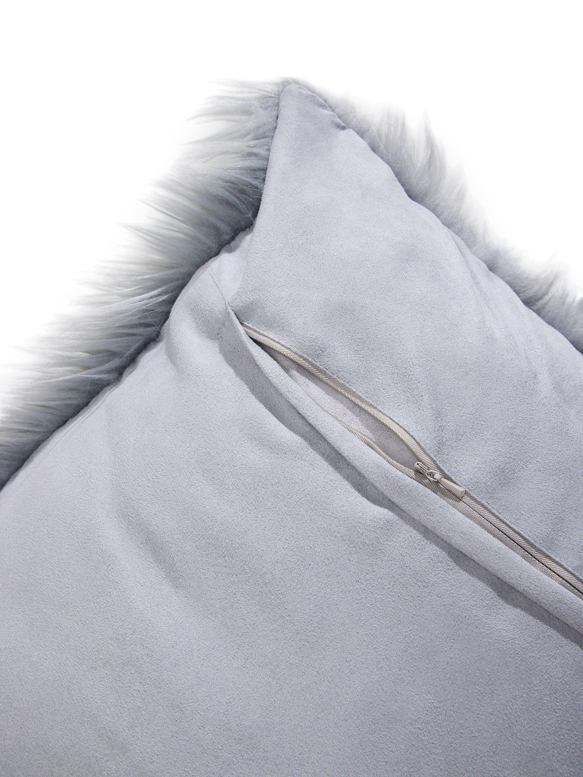 Polštář Nanuk Modrá com design Uni em 70 % polyakryl, 30 % polyester da benuta Pop