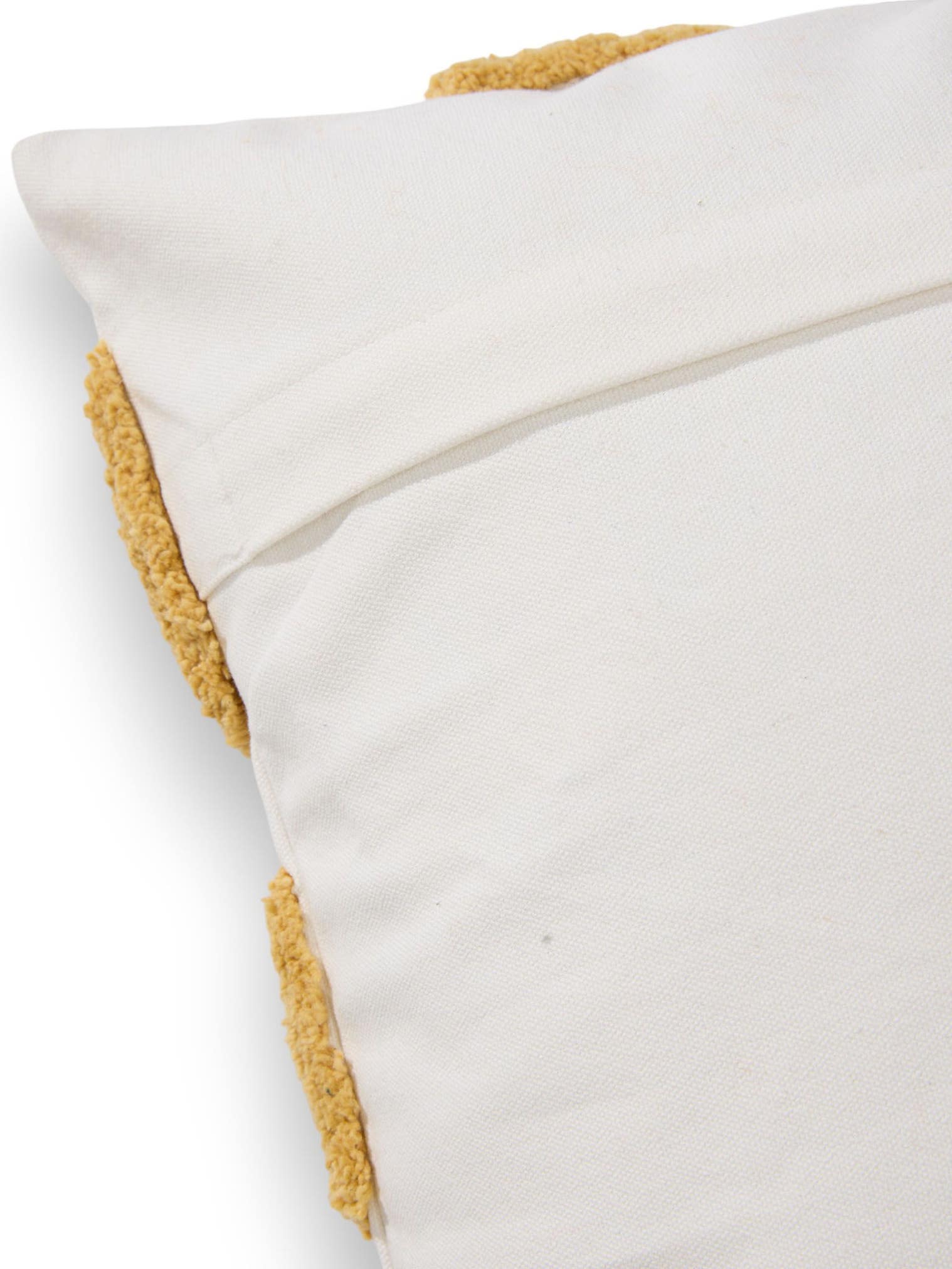 Funda de almohada Gobi Amarillo con diseño de Botanicals&Florals en 100% Algodón de Lytte