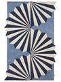 Teppich Pli Blau