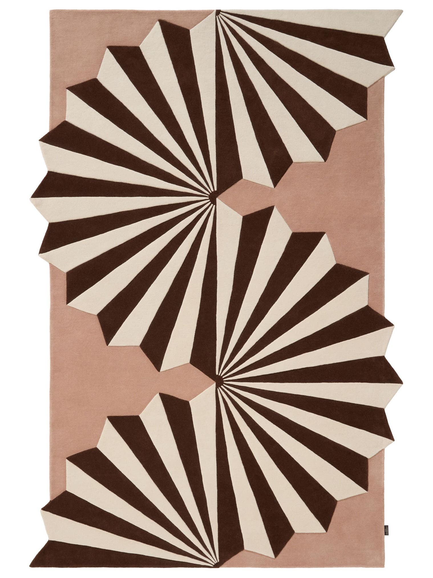 Teppich aus 100% Wolle (aus Neuseeland) in Rosa mit 6 bis 10 mm hohem Flor von benuta Finest