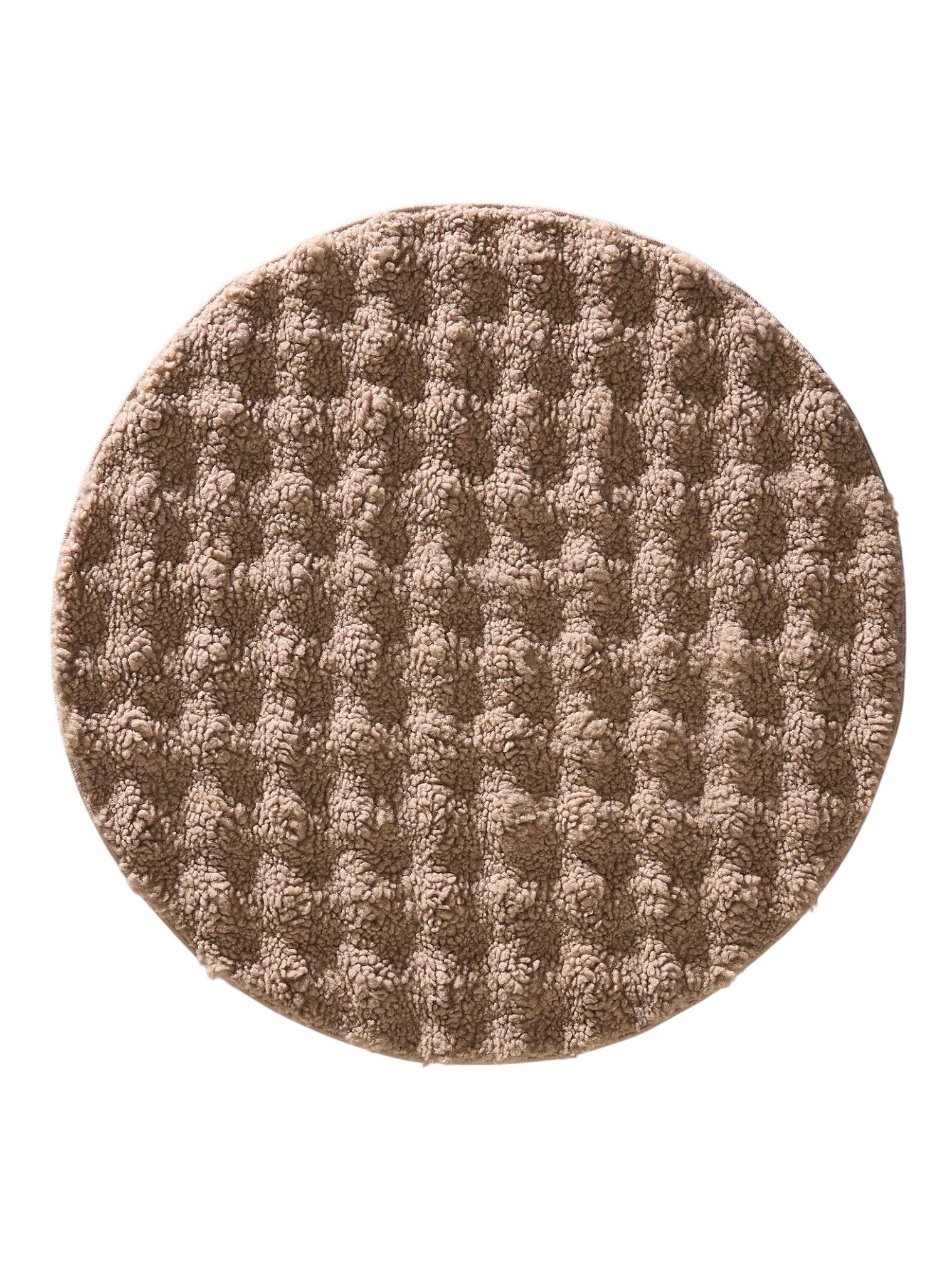 Teppich aus 100% poliester in brązowy mit 6 - 10 mm hohem Flor von benuta Pop