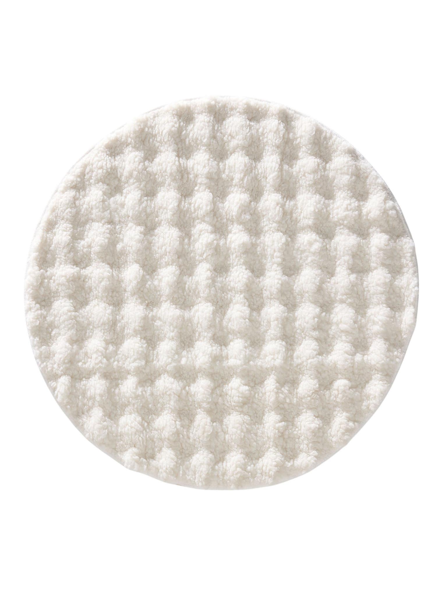 Tapis en 100% Polyester en Blanc avec une pile de 6 - 10 mm de hauteur de benuta Pop