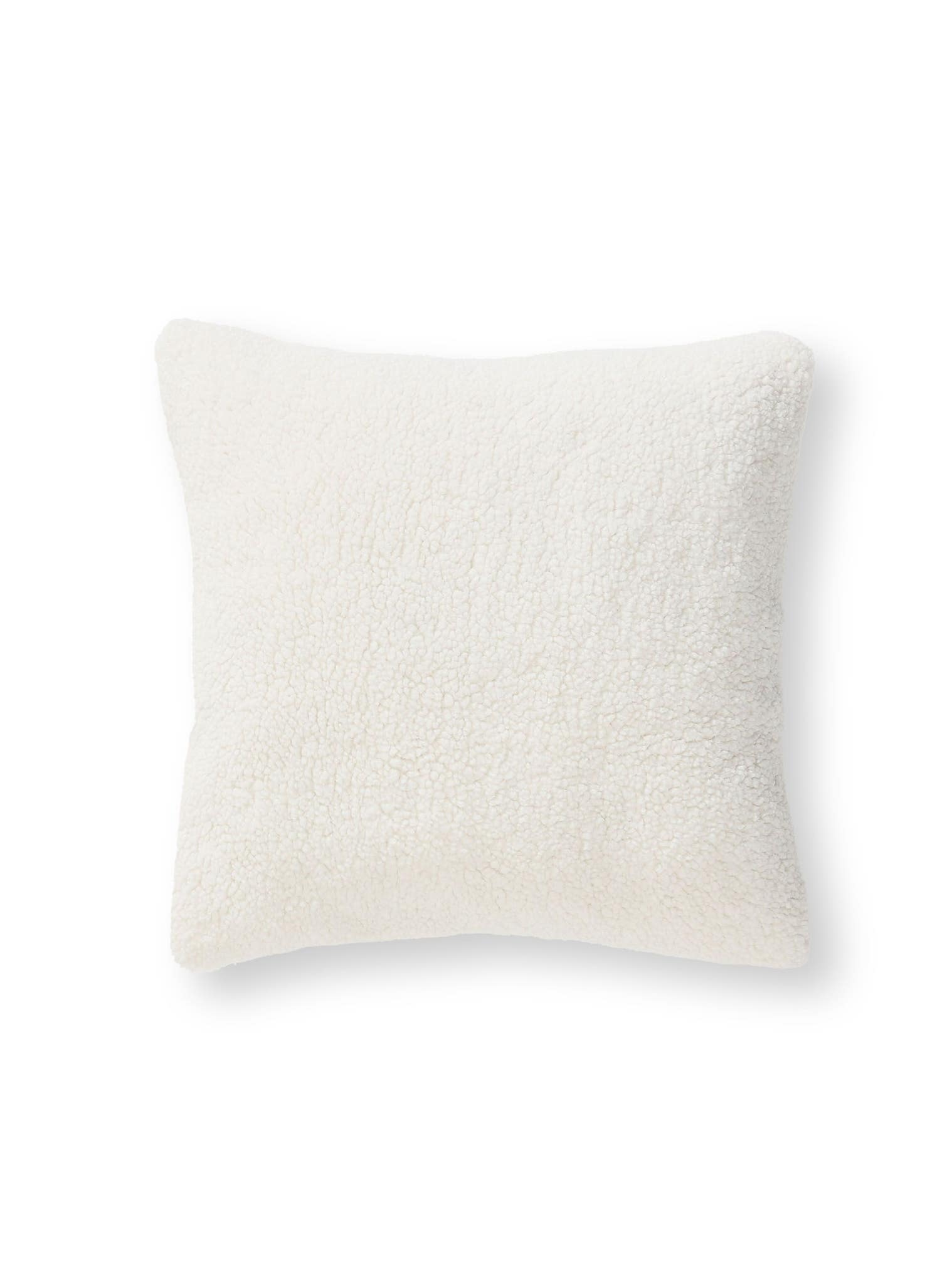 Örngott Ted Vit im Design Uni aus 100% Polyester von benuta Pop