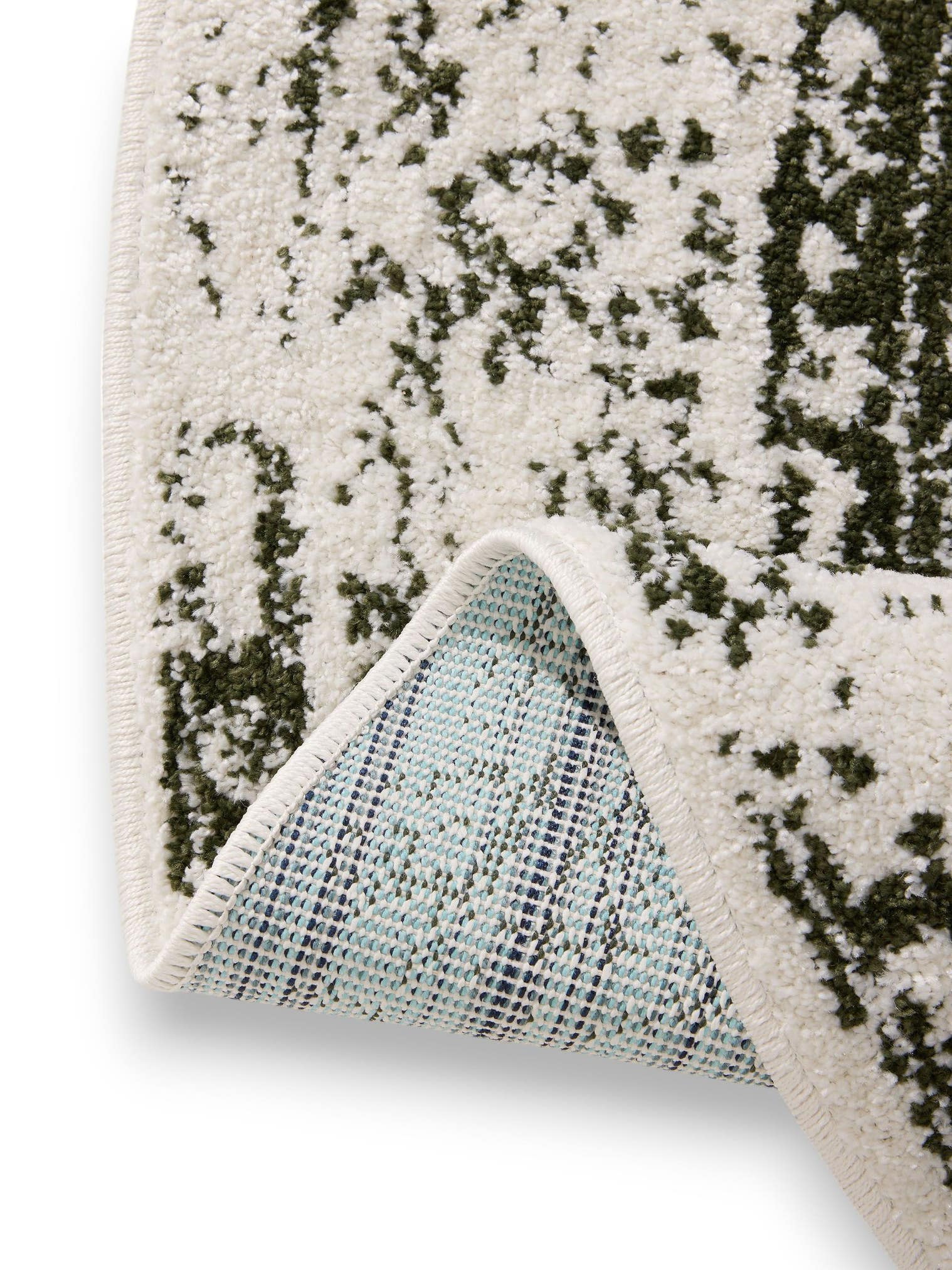 Teppich aus 100% Polypropylen in Beige mit 6 bis 10 mm hohem Flor von benuta Basic