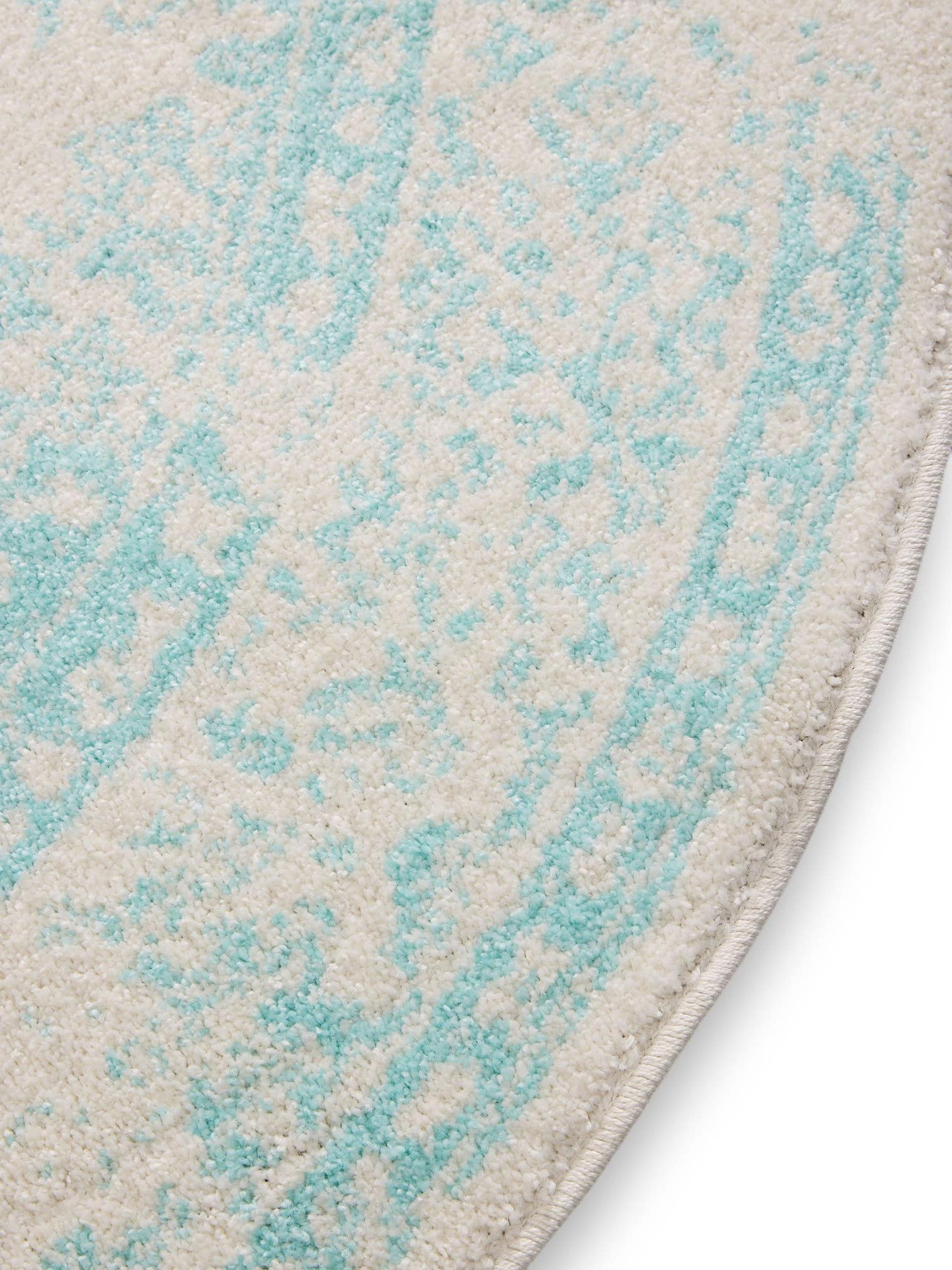 Teppich aus 100% Polypropylen in Beige mit 6 bis 10 mm hohem Flor von benuta Basic