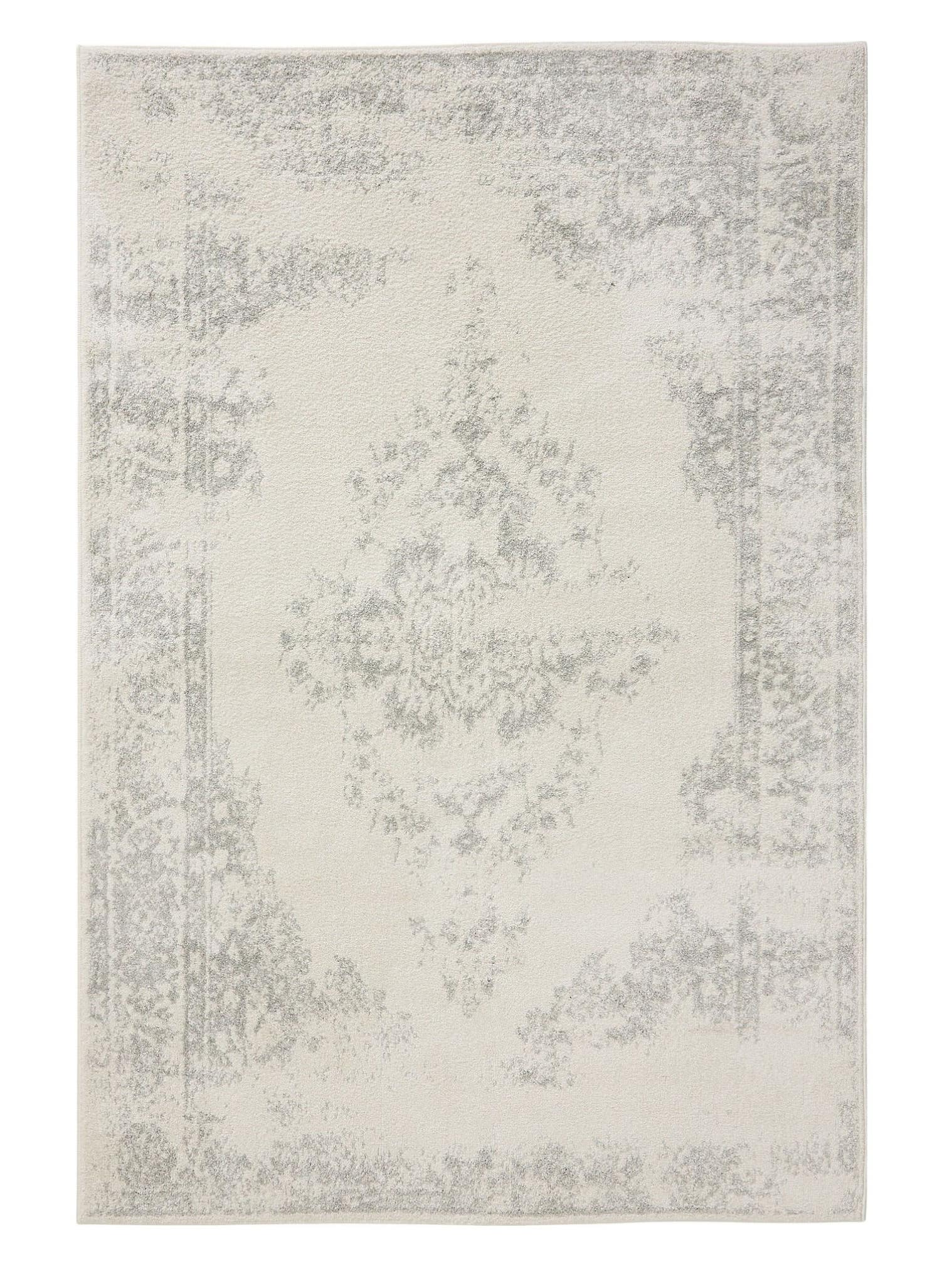 Teppich aus 100% Polypropylen in Beige mit 6 bis 10 mm hohem Flor von benuta Basic