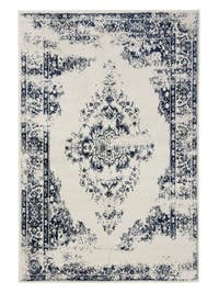 Teppich Sia Cream/Blau