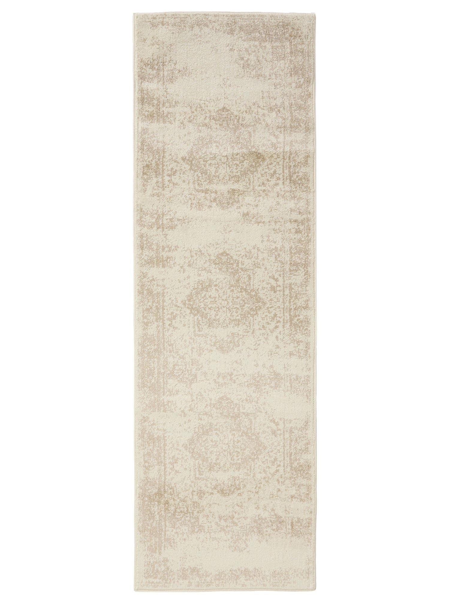 Teppich aus 100% Polypropylen in Beige mit 6 bis 10 mm hohem Flor von benuta Basic