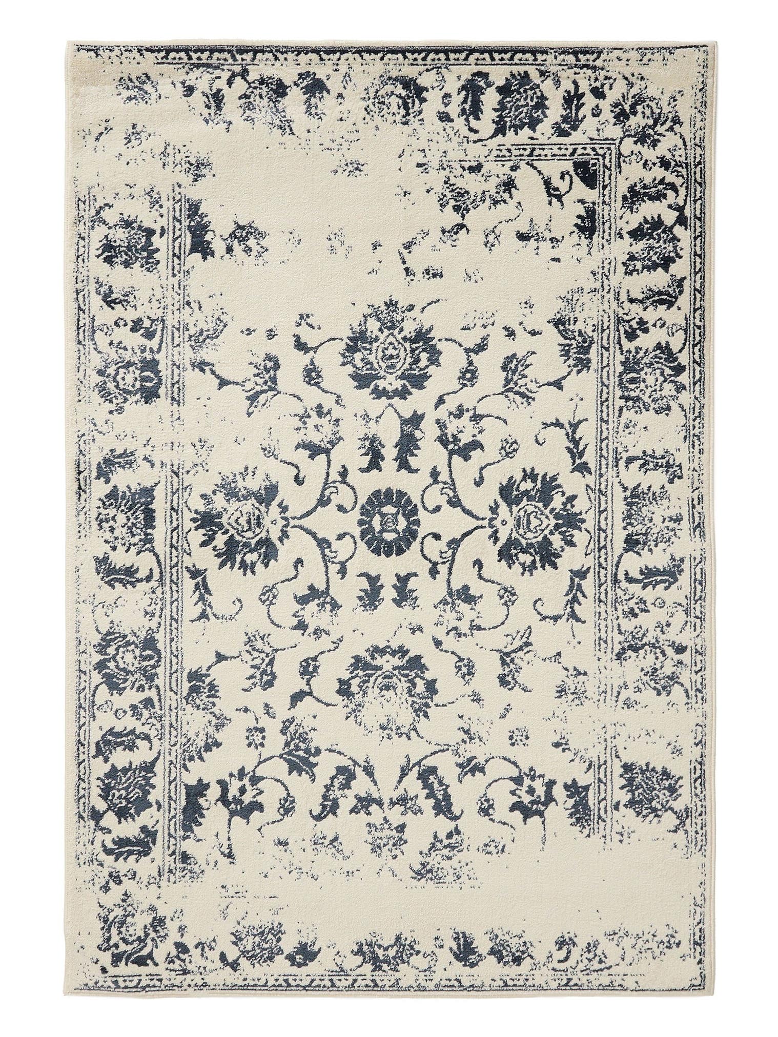 Teppich aus 100% Polypropylen in Beige mit 6 bis 10 mm hohem Flor von benuta Basic