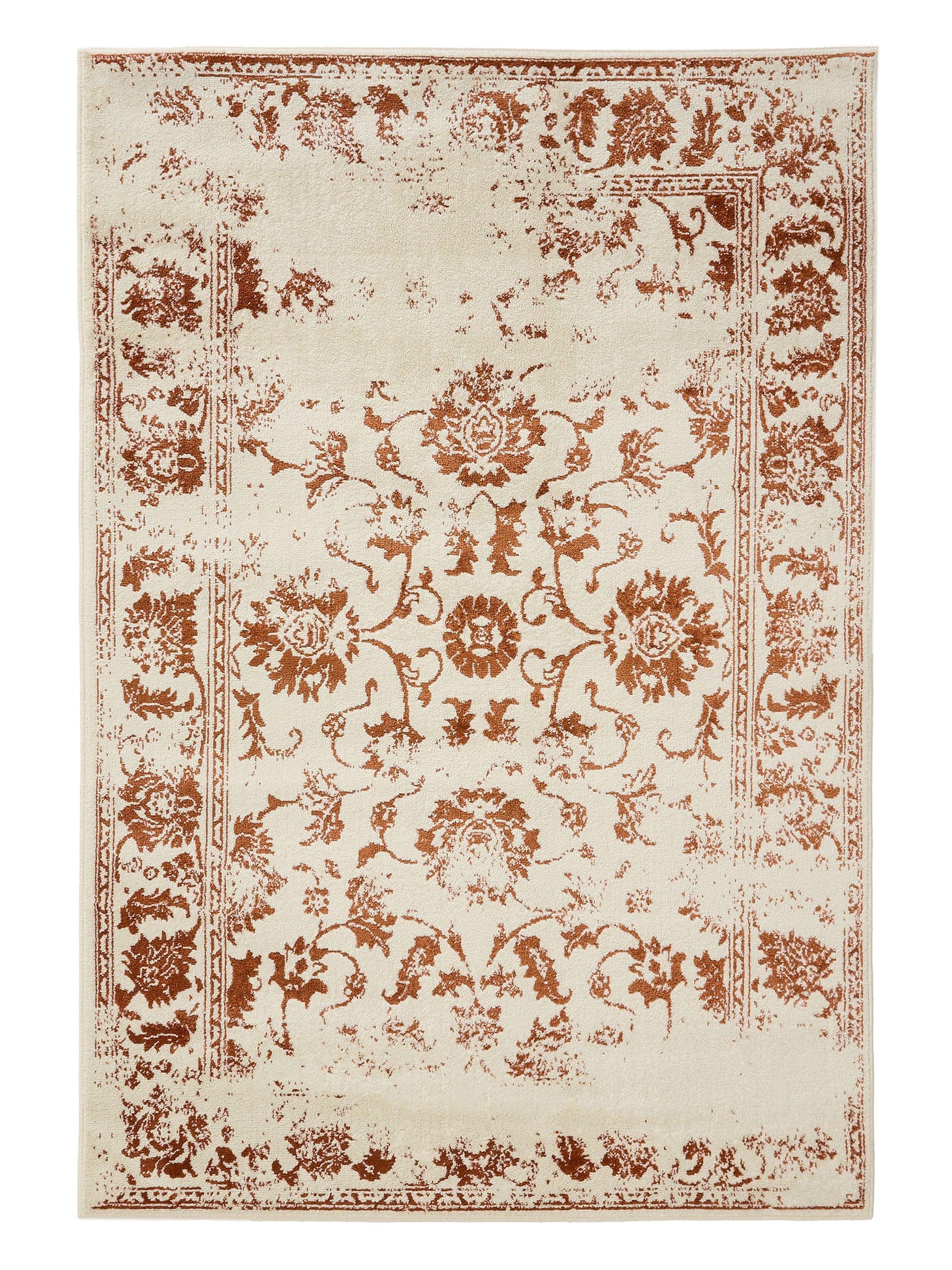 Rug made of 100% Polypropylene in Beige with a 6 - 10 mm high pile by benuta Basic