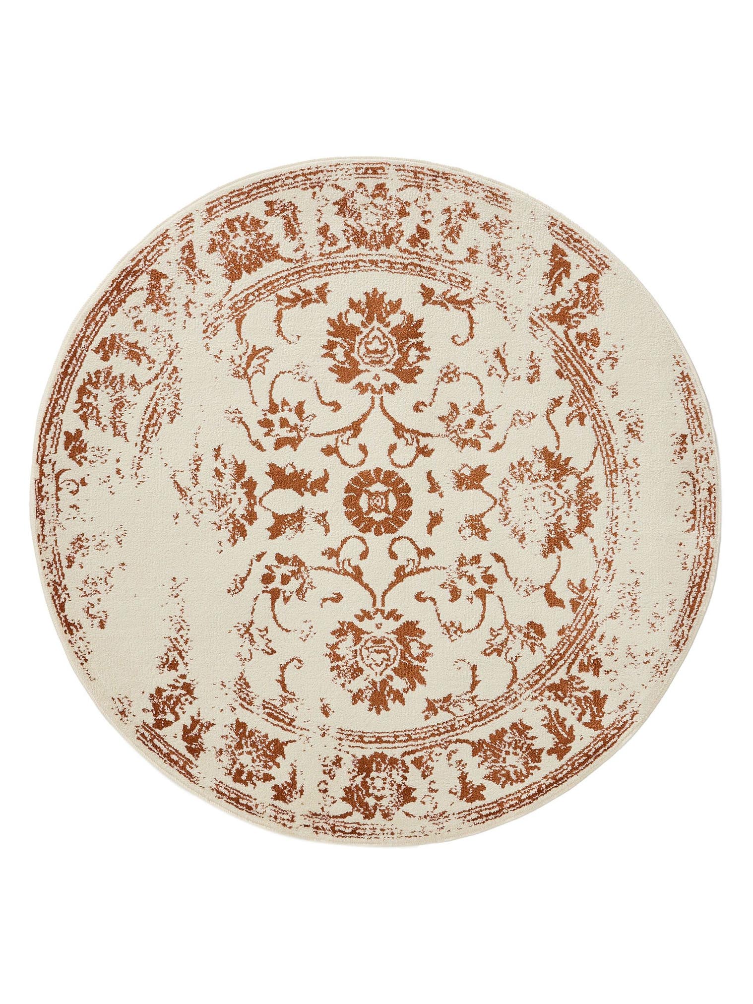 Teppich aus 100% Polypropylen in Beige mit 6 bis 10 mm hohem Flor von benuta Basic