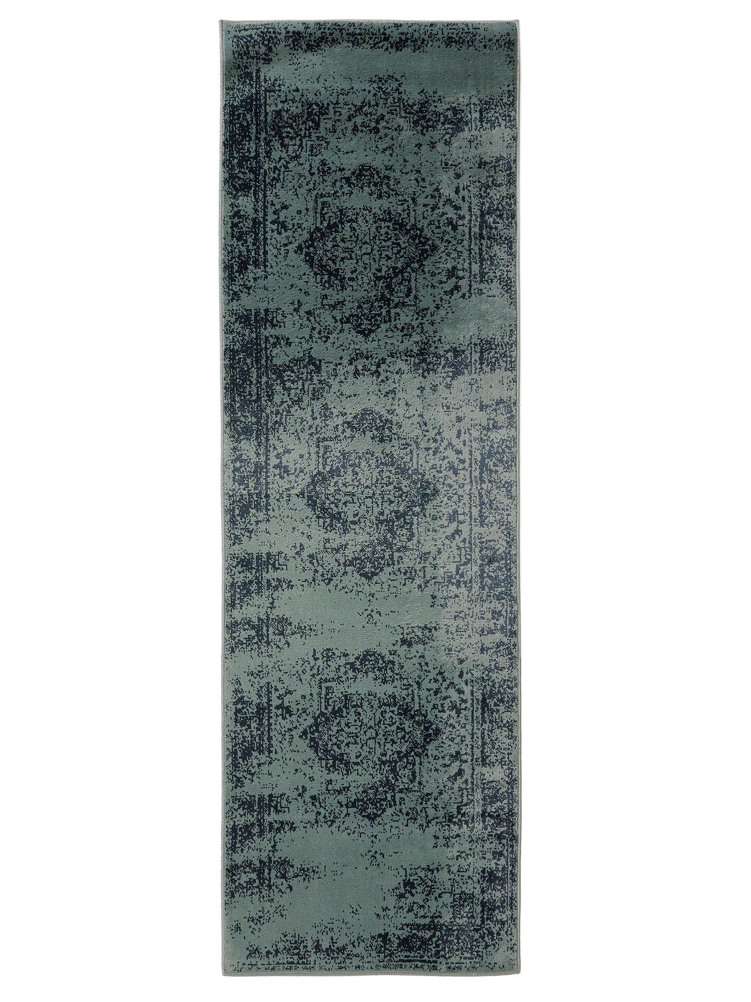 Teppich aus 100% Polypropylen in Türkis mit 6 bis 10 mm hohem Flor von benuta Basic