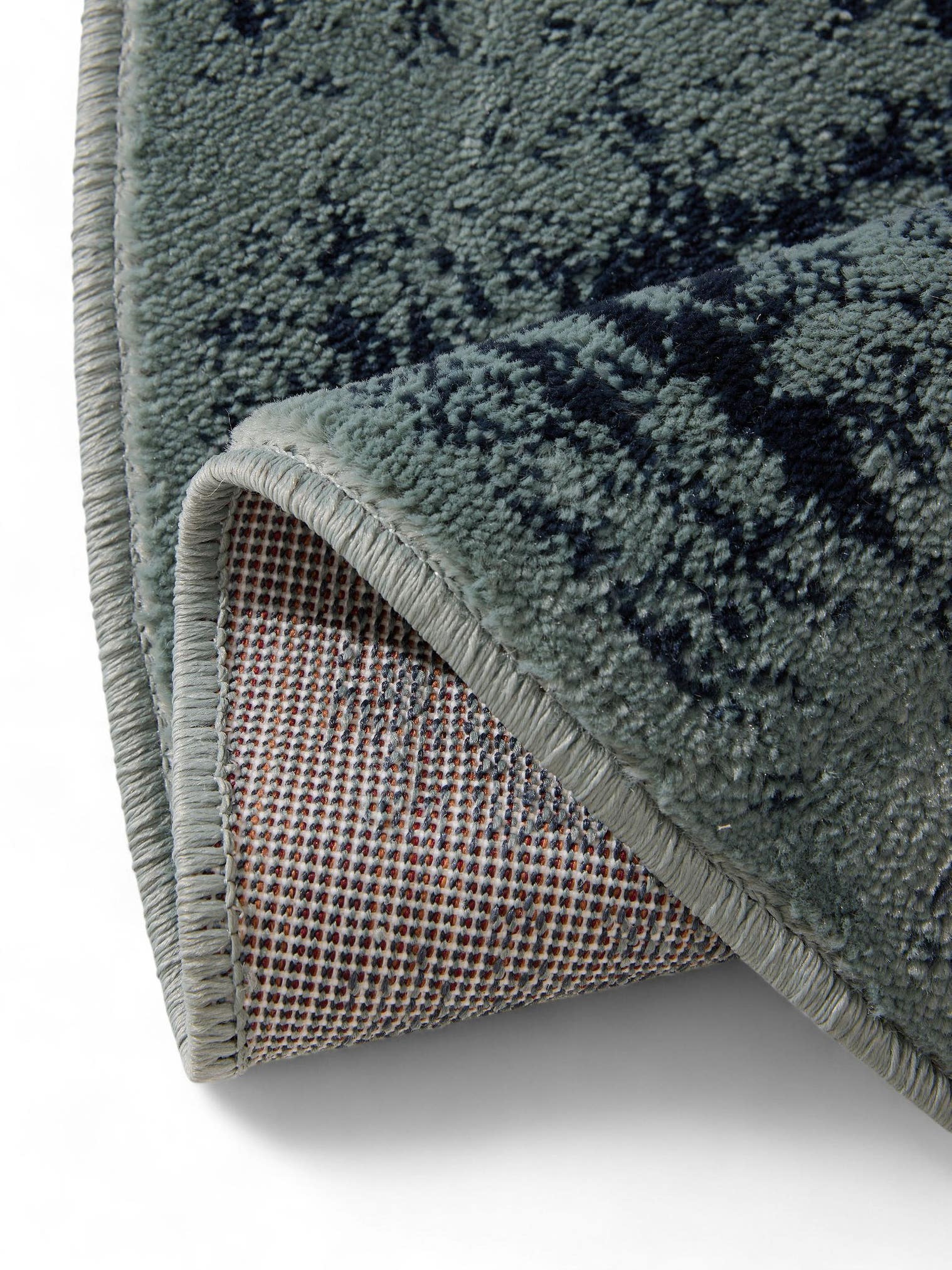 Teppich aus 100% Polypropylen in Türkis mit 6 bis 10 mm hohem Flor von benuta Basic