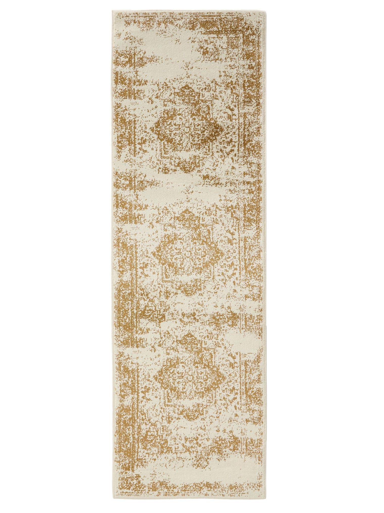 Teppich aus 100% Polypropylen in Beige mit 6 bis 10 mm hohem Flor von benuta Basic