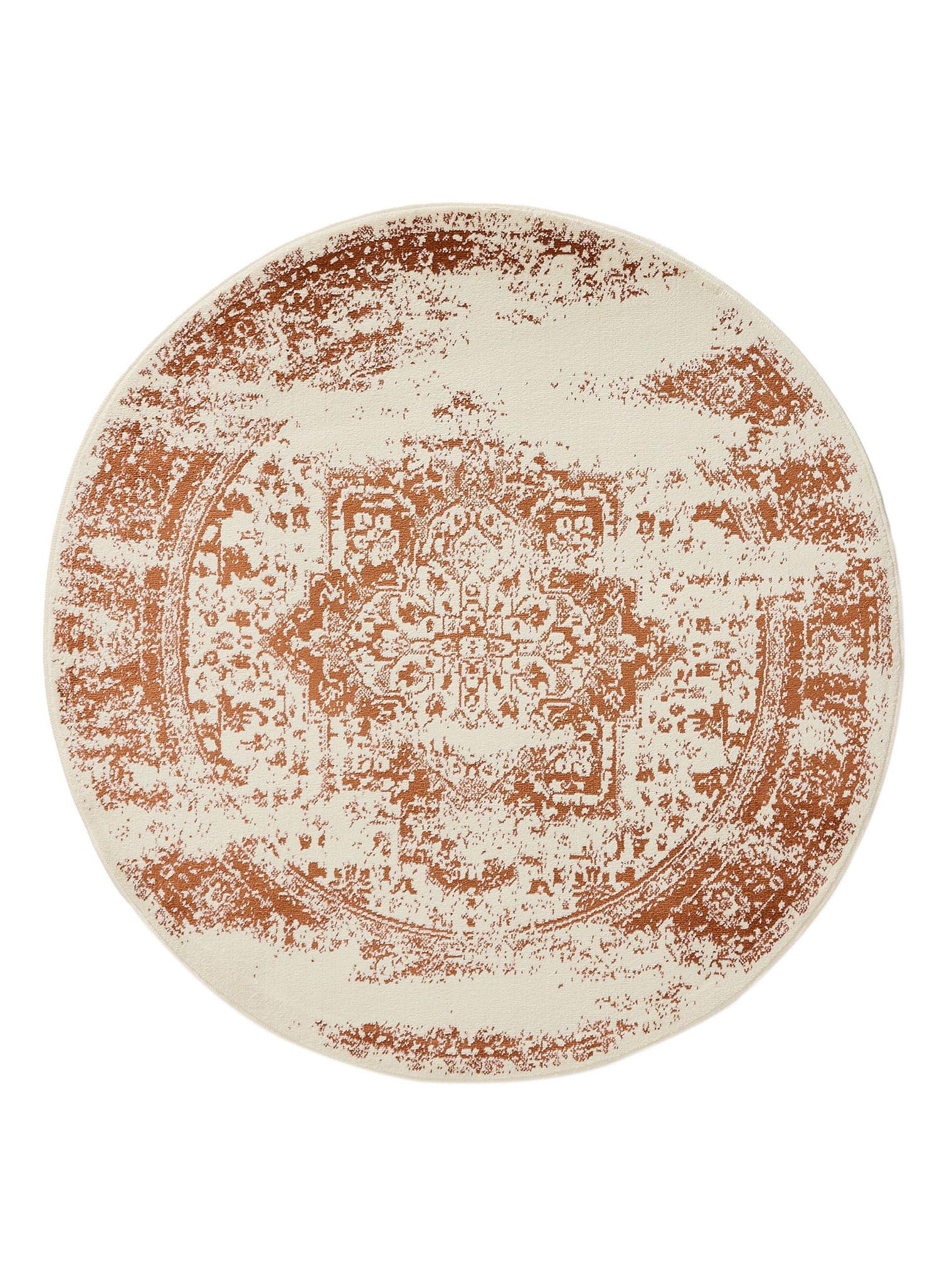 Teppich aus 100% Polypropylen in Beige mit 6 bis 10 mm hohem Flor von benuta Basic
