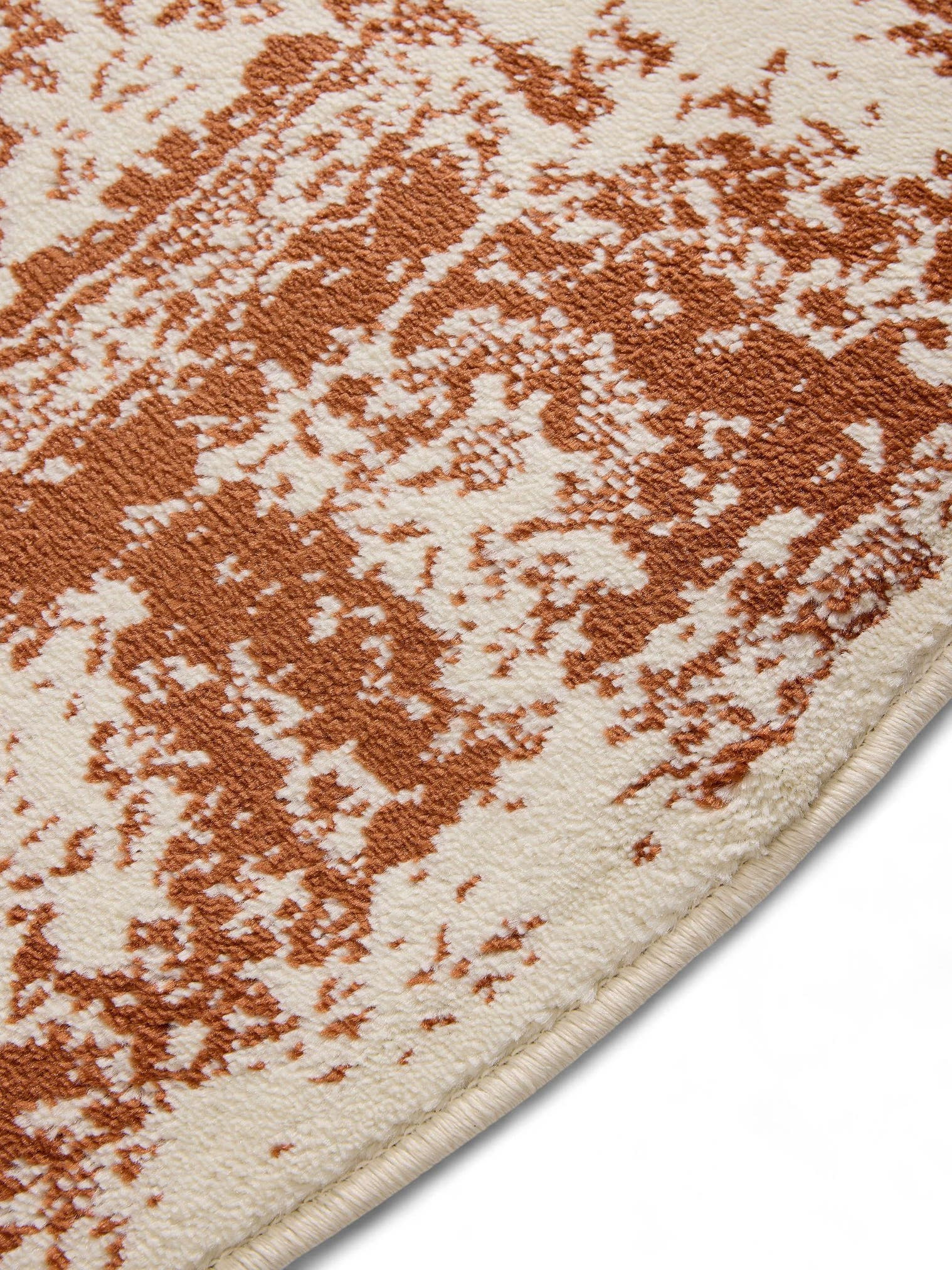 Teppich aus 100% Polypropylen in Beige mit 6 bis 10 mm hohem Flor von benuta Basic