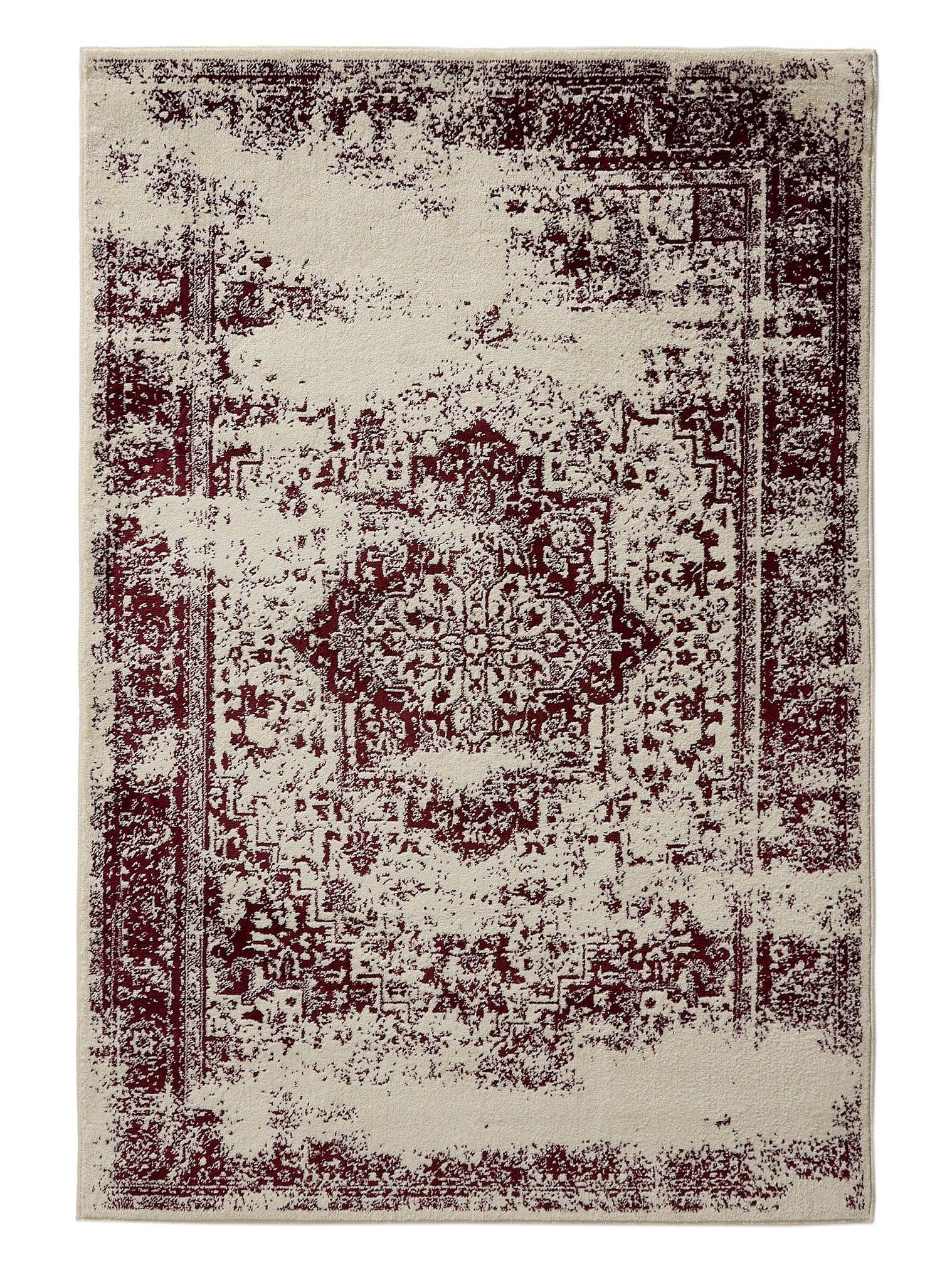Teppich aus 100% Polypropylen in Beige mit 6 bis 10 mm hohem Flor von benuta Basic