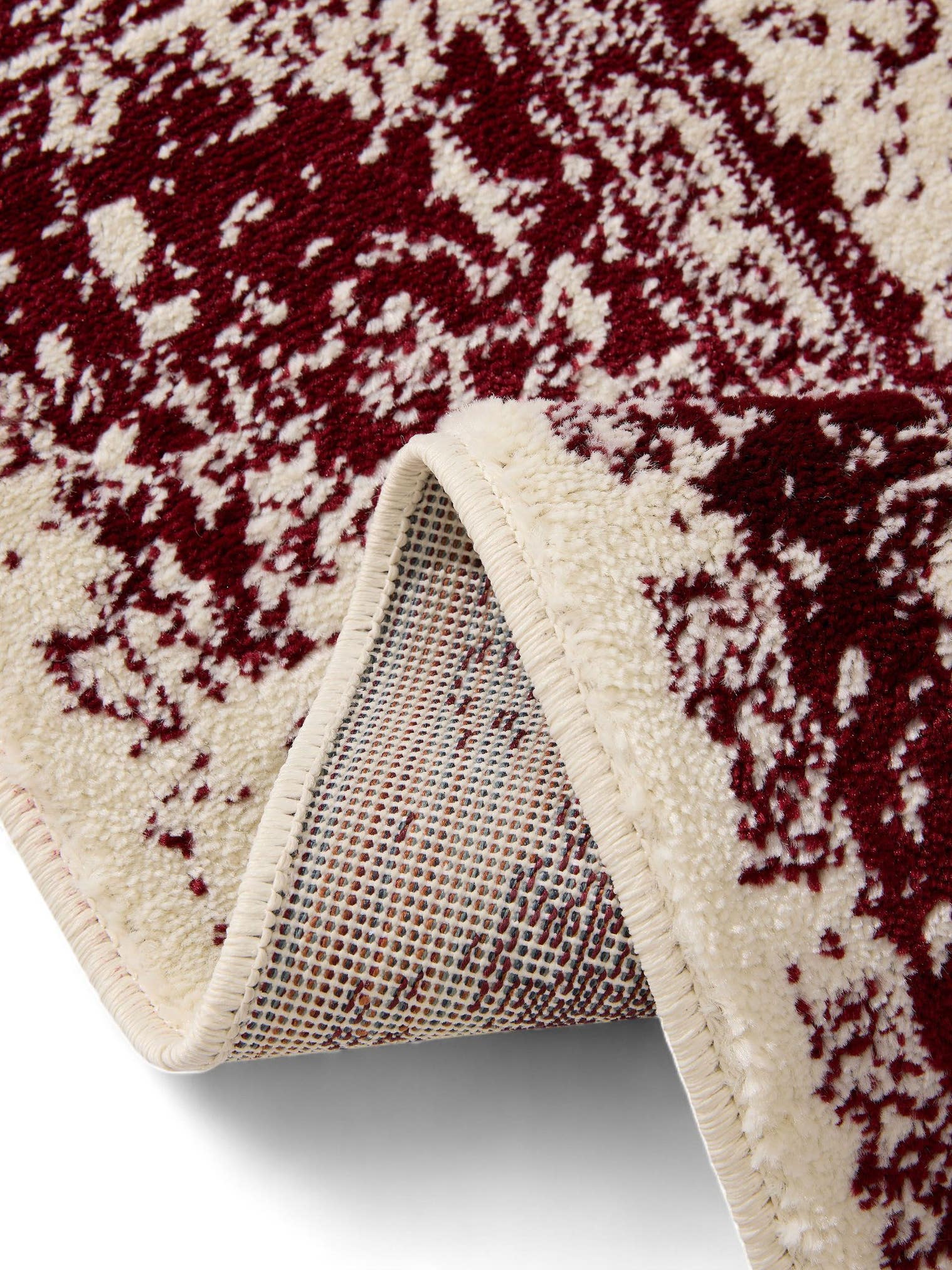 Teppich aus 100% Polypropylen in Beige mit 6 bis 10 mm hohem Flor von benuta Basic