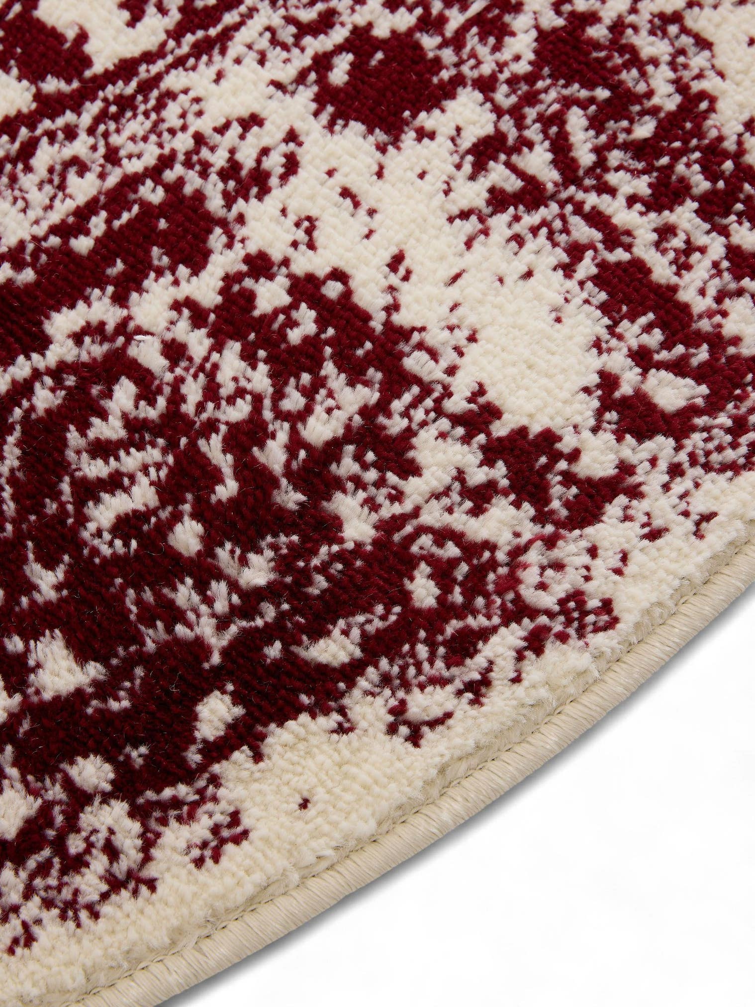 Teppich aus 100% Polypropylen in Beige mit 6 bis 10 mm hohem Flor von benuta Basic
