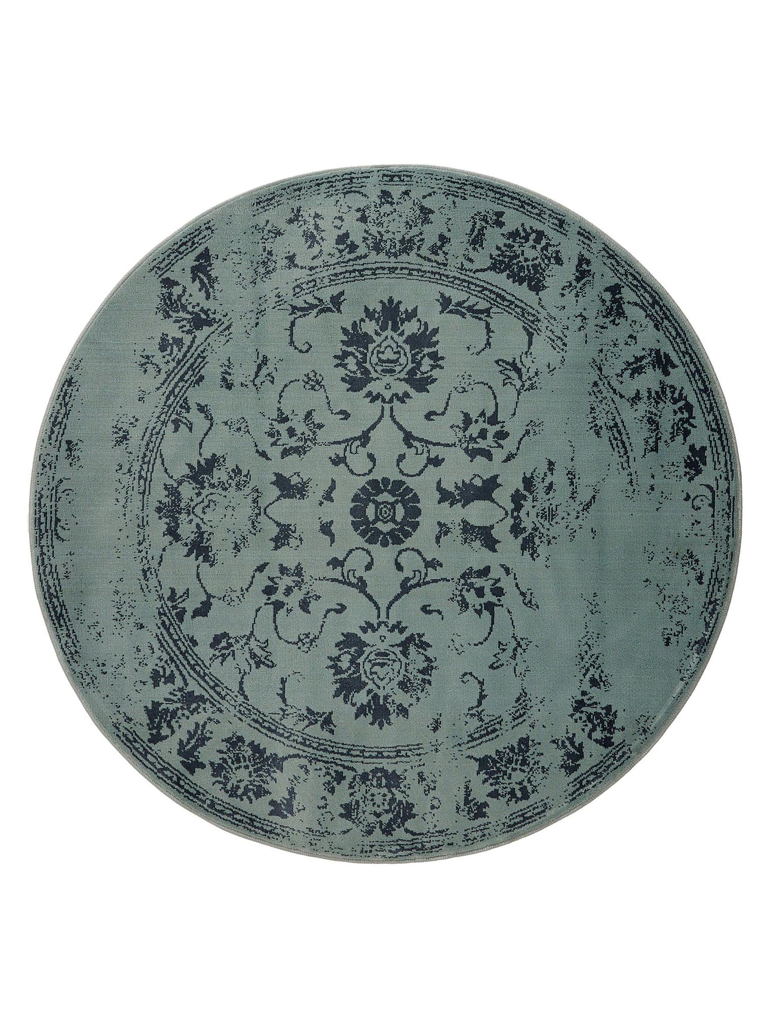 Teppich aus 100% Polypropylen in Türkis mit 6 bis 10 mm hohem Flor von benuta Basic