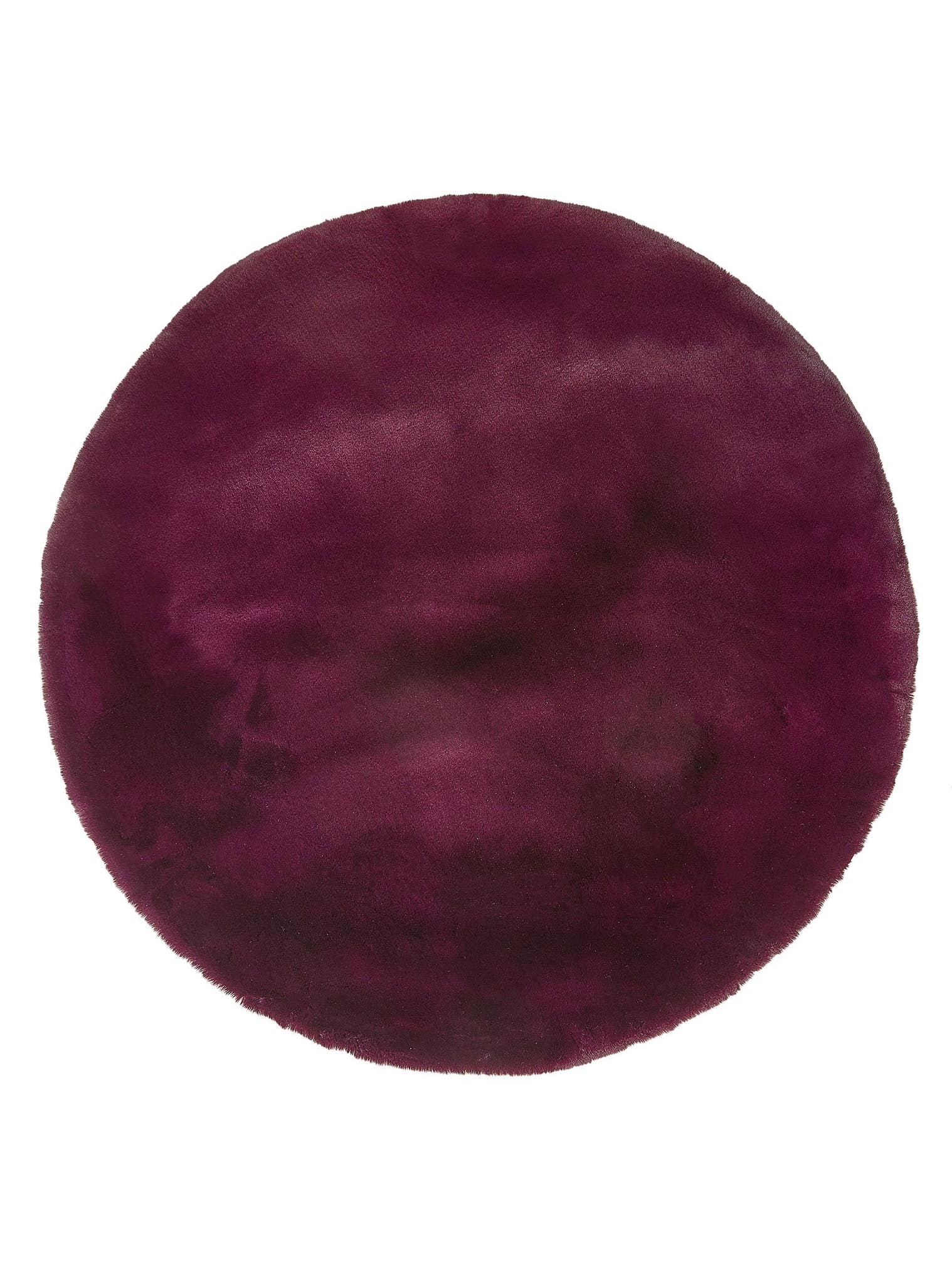 Teppich aus 100% Polyester in Rot mit 41 bis 50 mm hohem Flor von benuta Finest