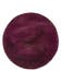Hochflorteppich rund Lux Bordeaux