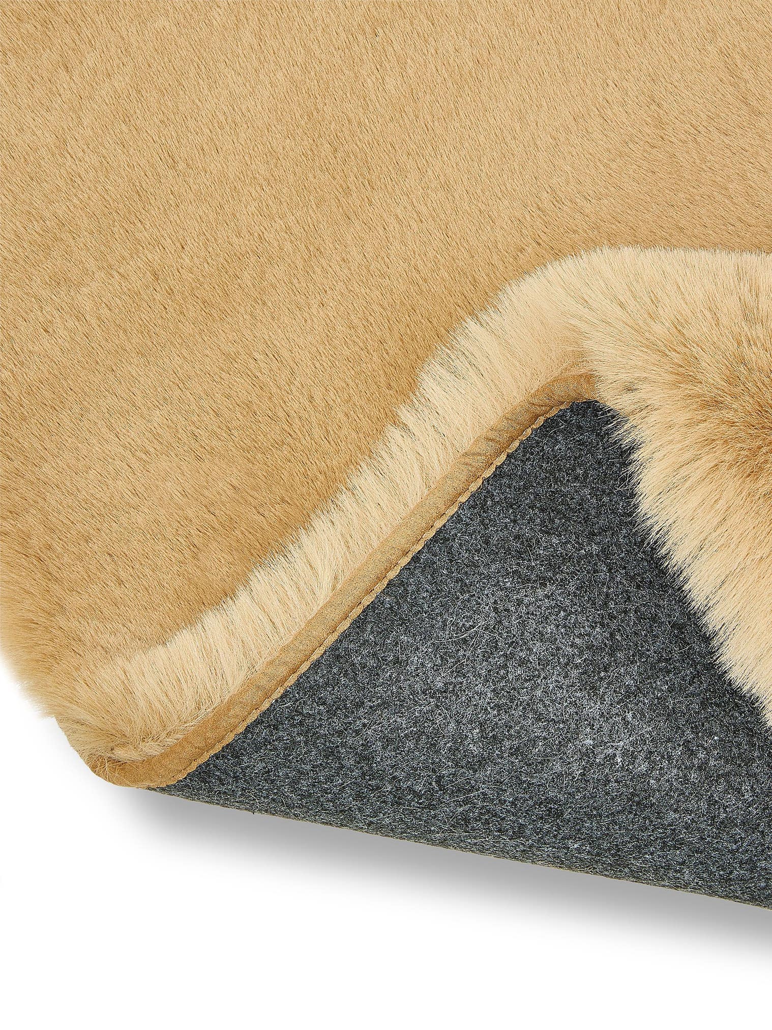 Teppich aus 100% Polyester in Braun mit 41 bis 50 mm hohem Flor von benuta Finest