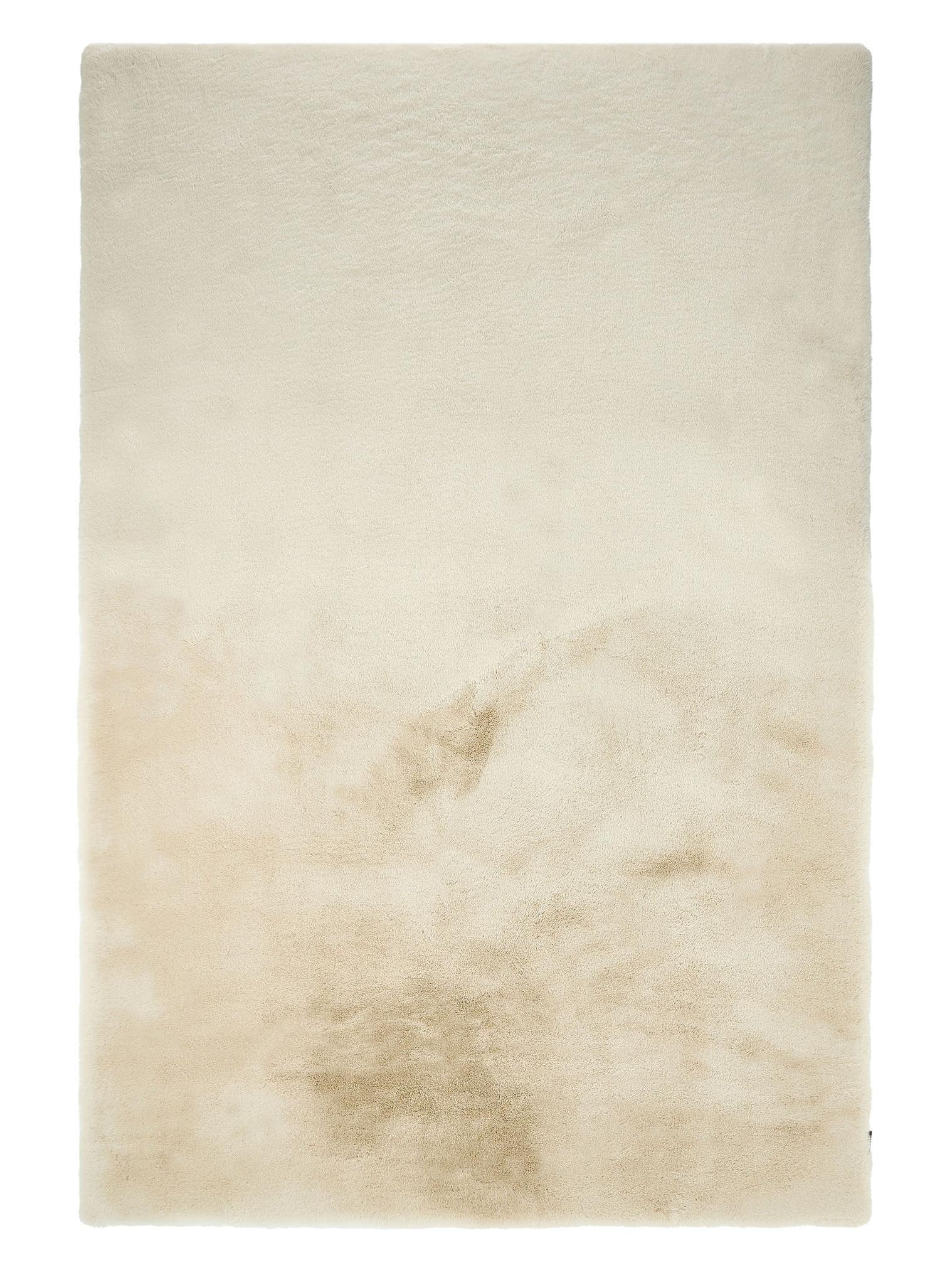 Tapis en 100% Polyester en Beige avec une pile de 41 - 50 mm de hauteur de benuta Finest