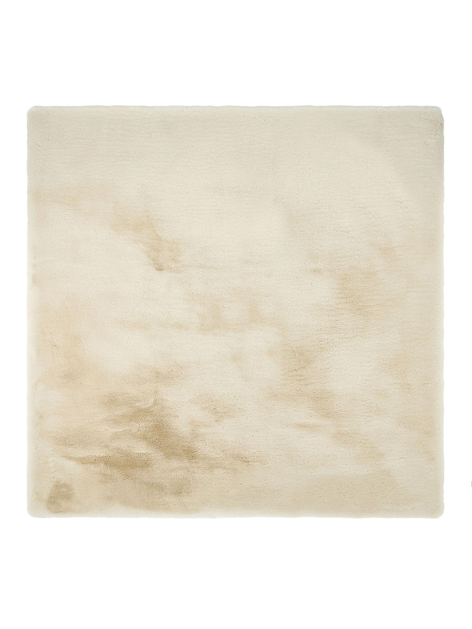 Tappeto di 100% Poliestere in Beige con pelo alto 41 - 50 mm da benuta Finest