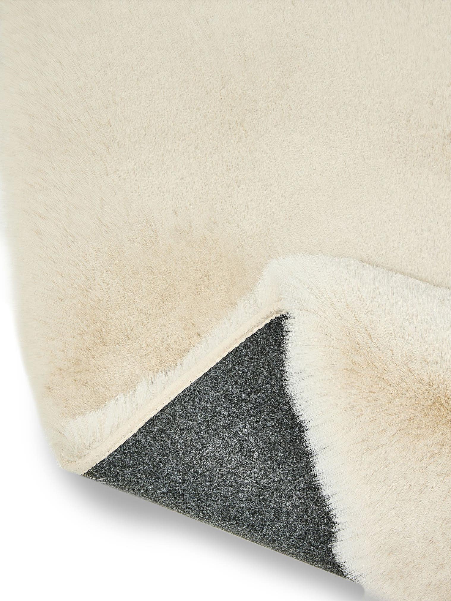 Tappeto di 100% Poliestere in Beige con pelo alto 41 - 50 mm da benuta Finest