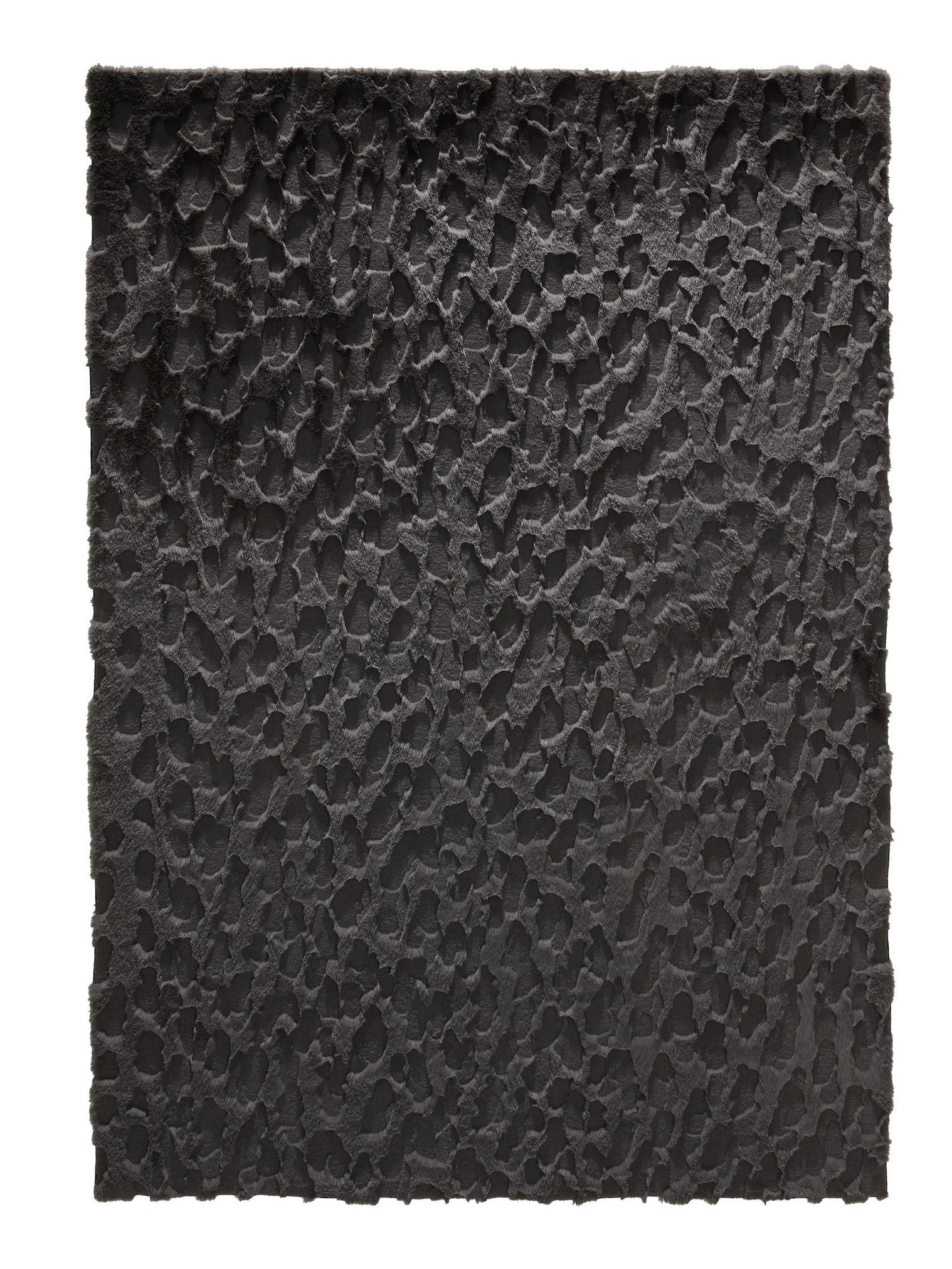 Teppich aus 100% Polyester in Grå mit 21 - 30 mm hohem Flor von benuta Pop