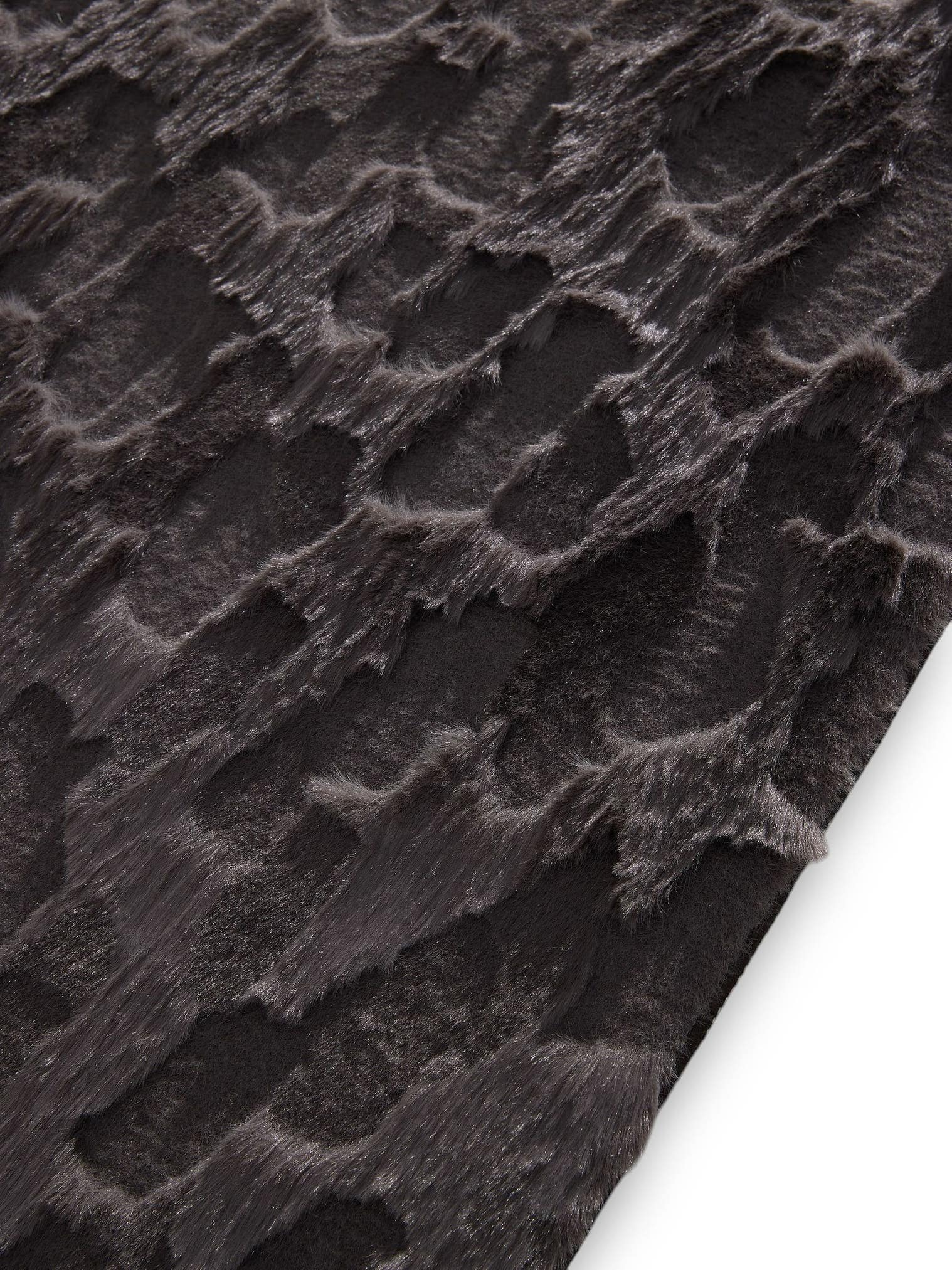 Teppich aus 100% Polyester in Grå mit 21 - 30 mm hohem Flor von benuta Pop