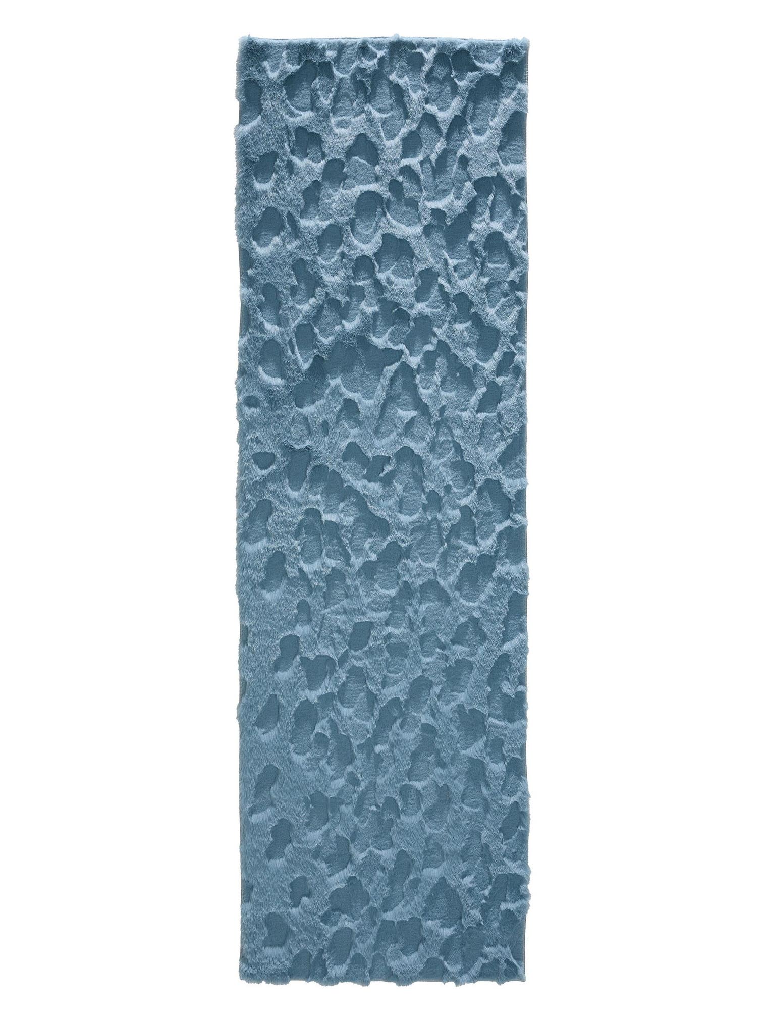 Teppich aus 100% Polyester in Blå mit 21 - 30 mm hohem Flor von benuta Pop