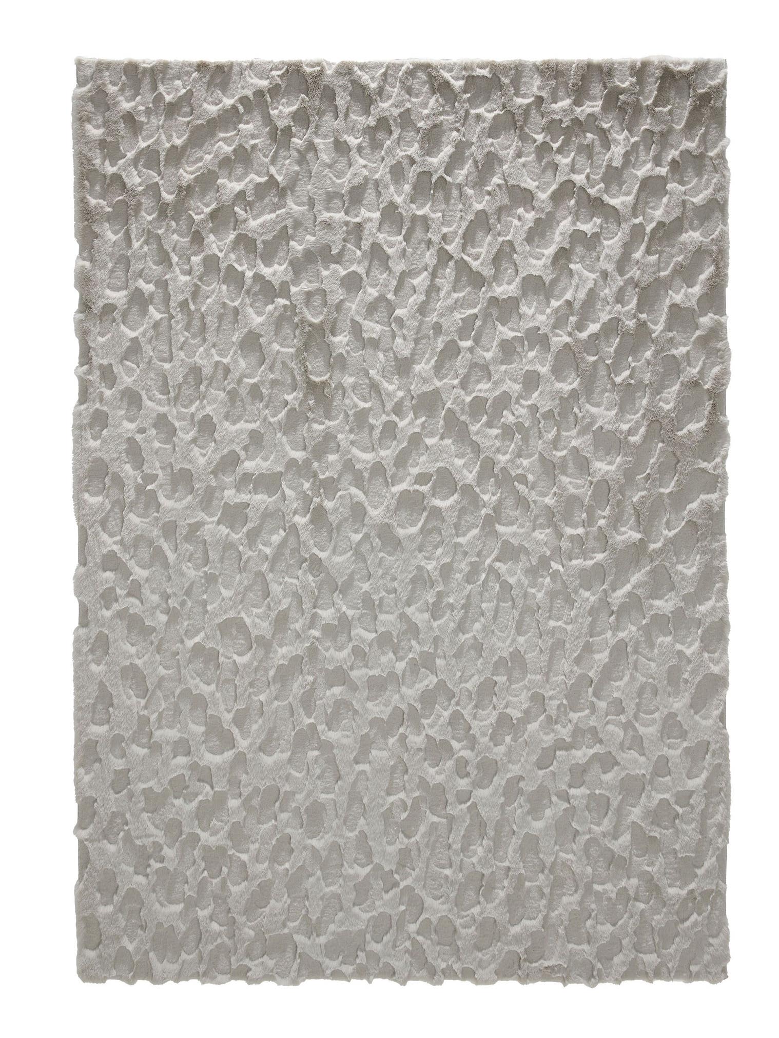Teppich aus 100% Polyester in Grå mit 21 - 30 mm hohem Flor von benuta Pop
