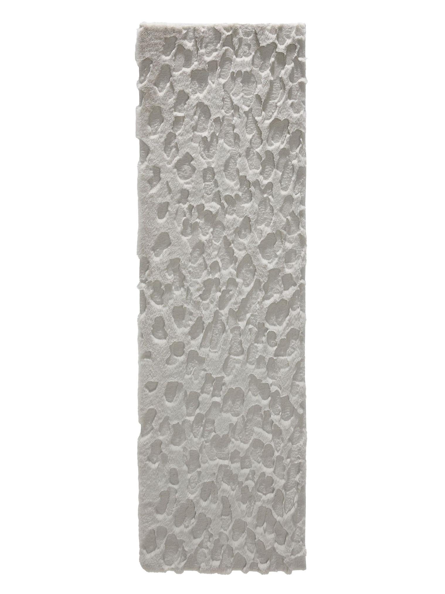 Teppich aus 100% Polyester in Grijs mit 21 - 30 mm hohem Flor von benuta Pop
