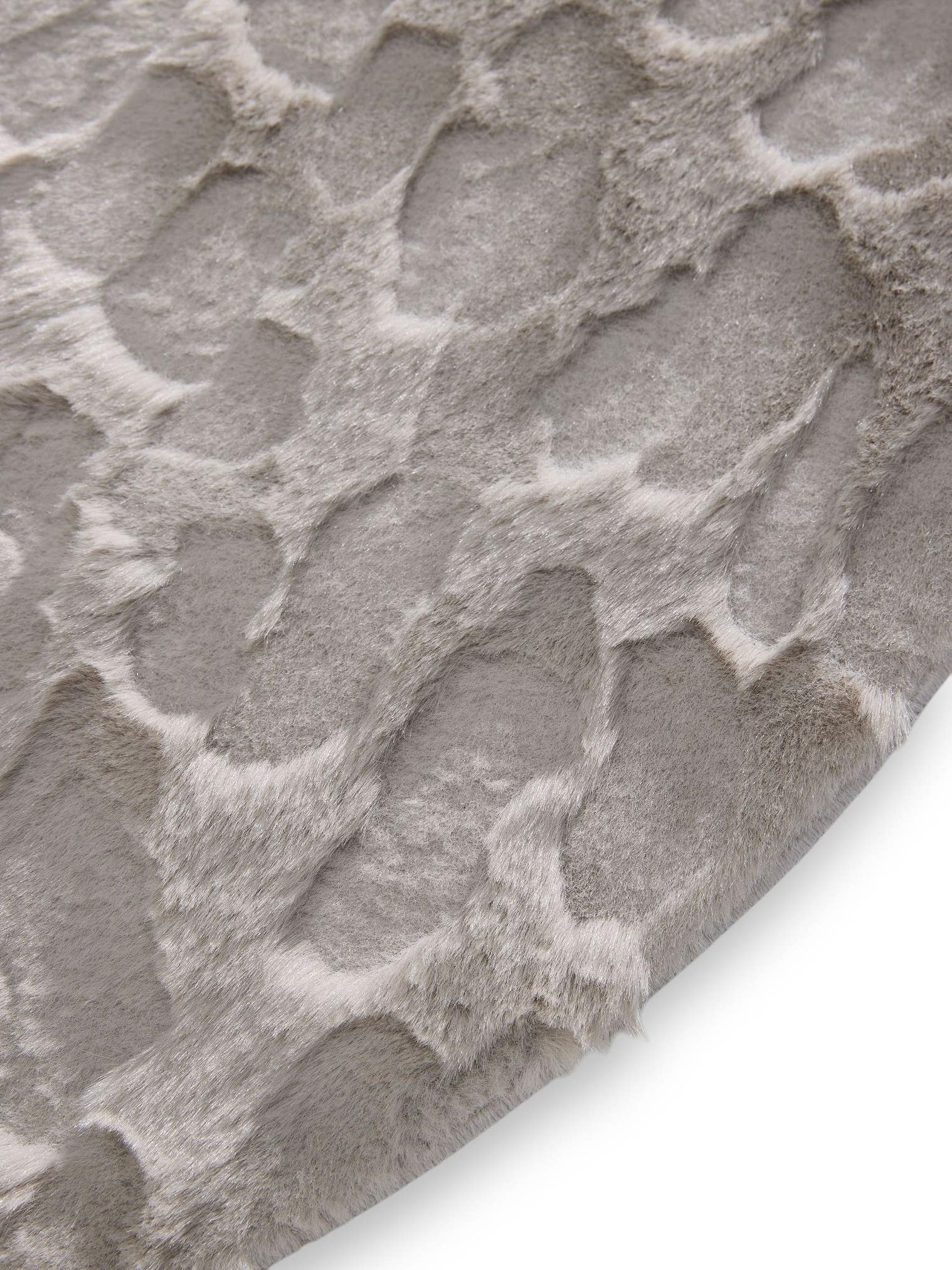 Teppich aus 100% Polyester in Grå mit 21 - 30 mm hohem Flor von benuta Pop